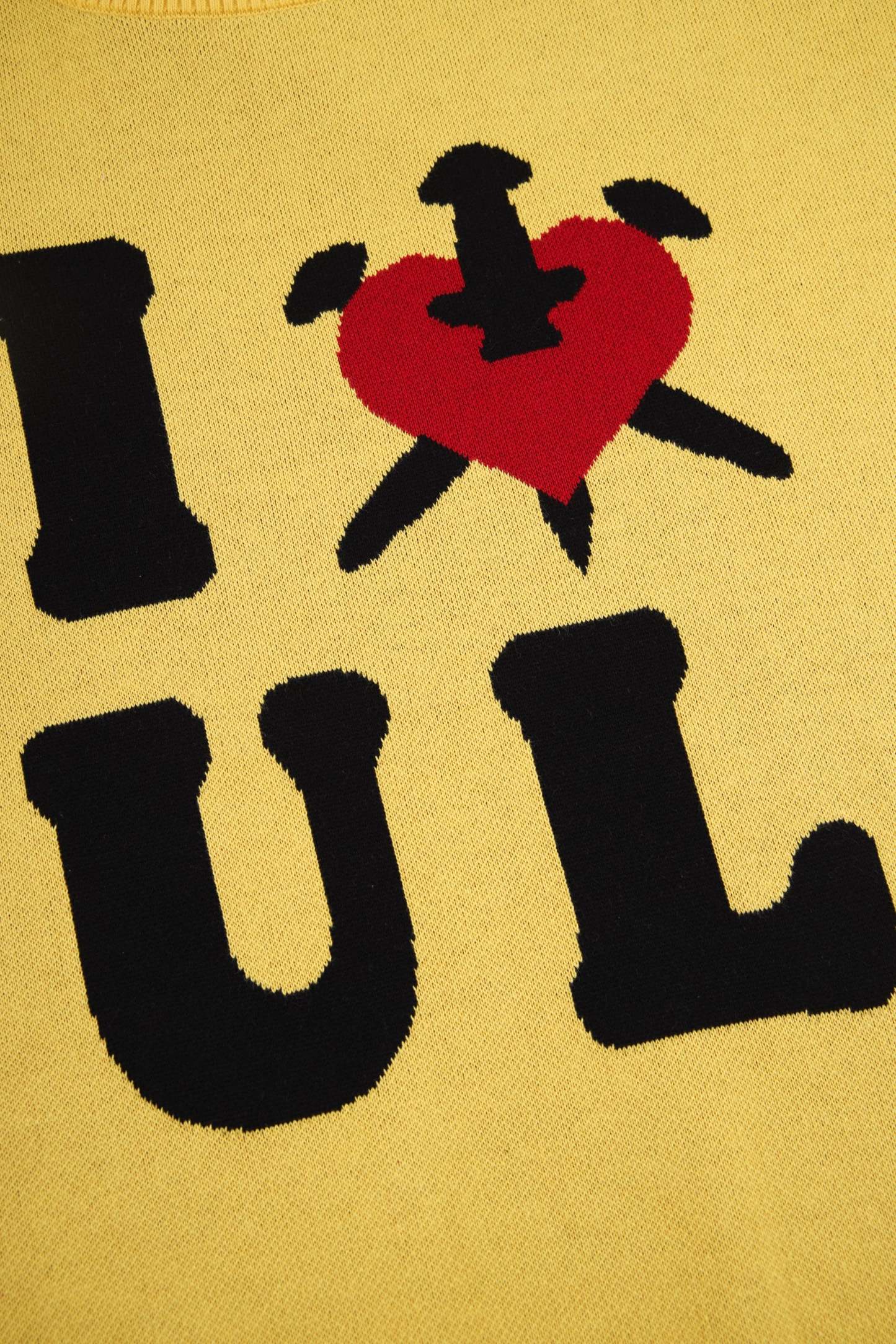 YELLOW I <3 UL KNIT-Fineriform