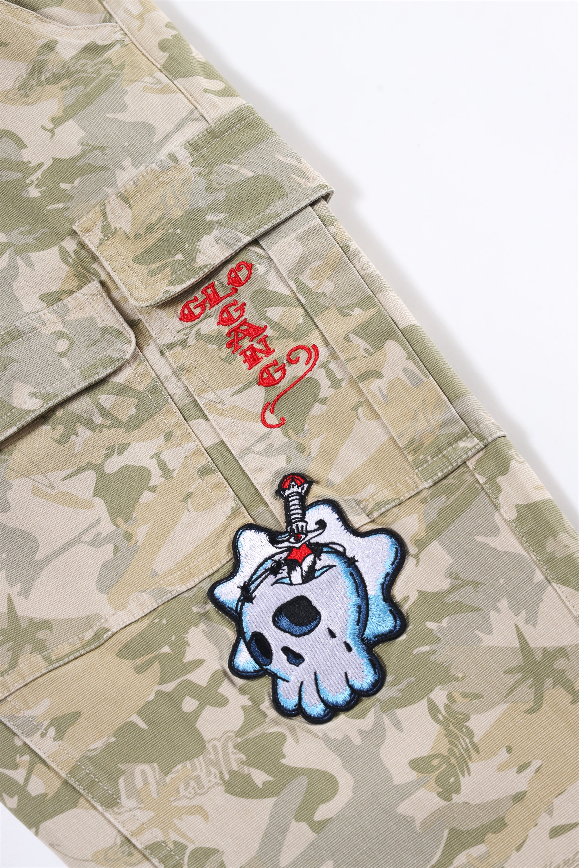 STACKED CAMO CARGOS-Fineriform