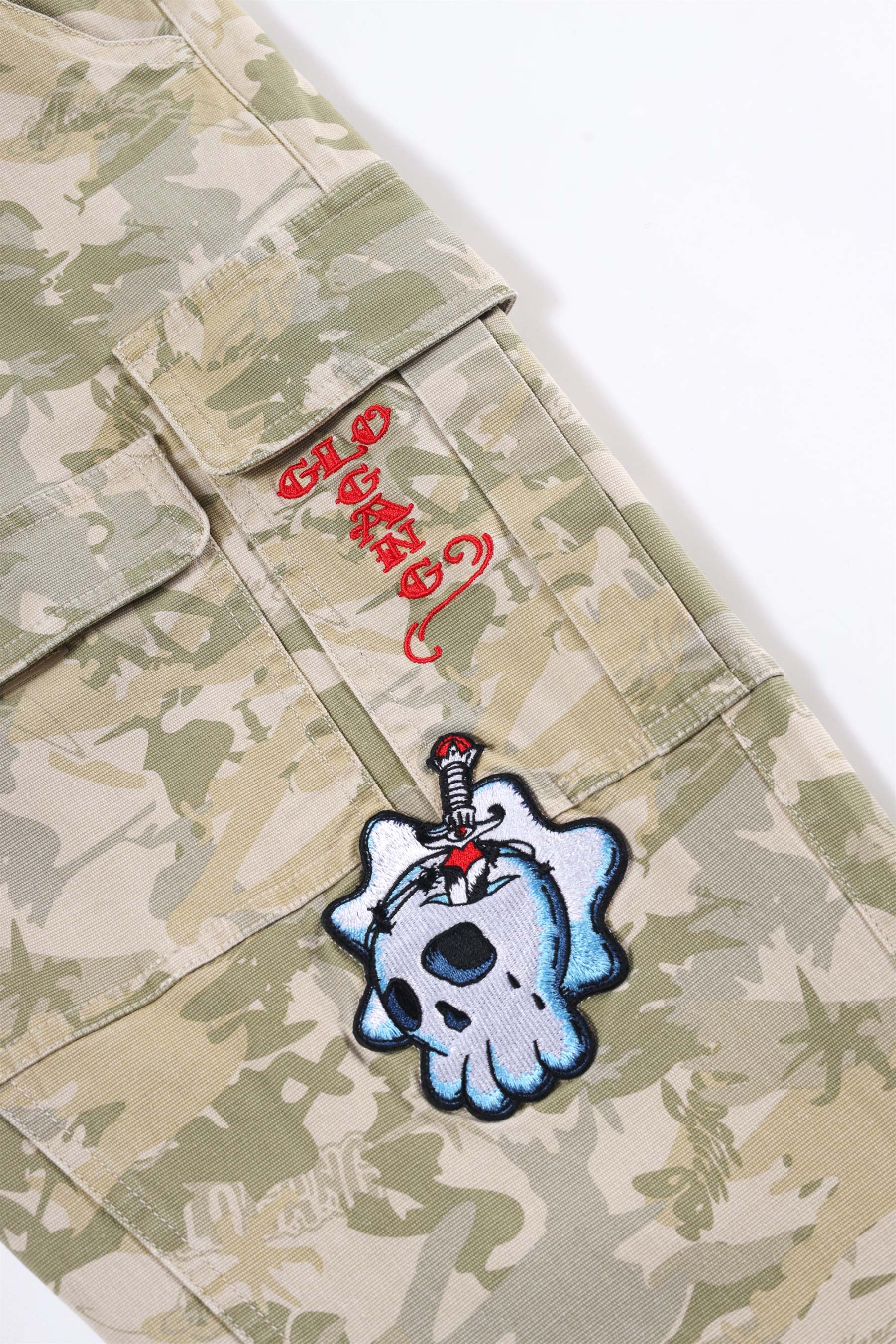 STACKED CAMO CARGOS-Fineriform