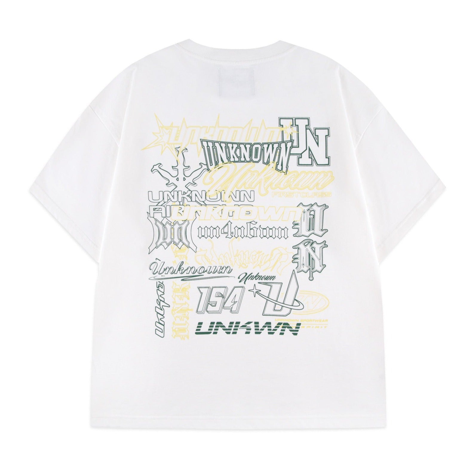WHITE MULTI LOGO TEE-Fineriform