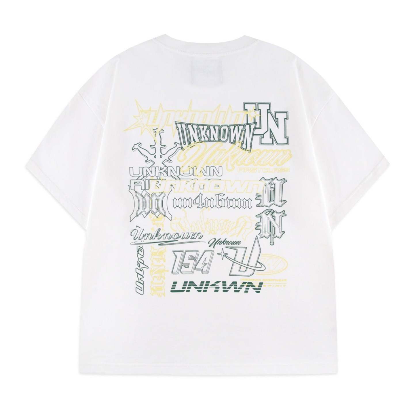 WHITE MULTI LOGO TEE-Fineriform