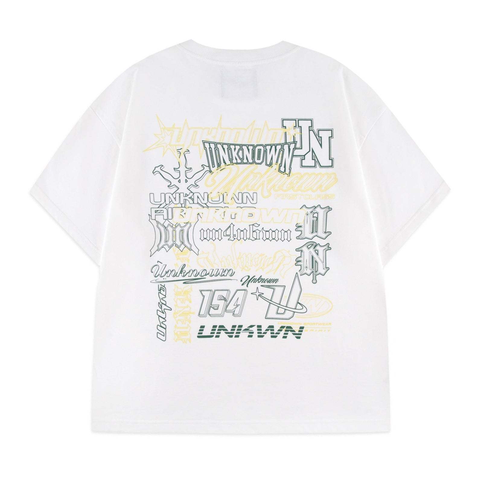 WHITE MULTI LOGO TEE-Fineriform