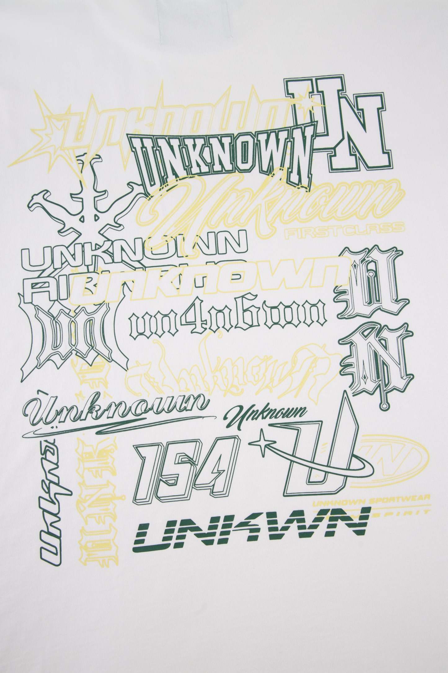 WHITE MULTI LOGO TEE-Fineriform