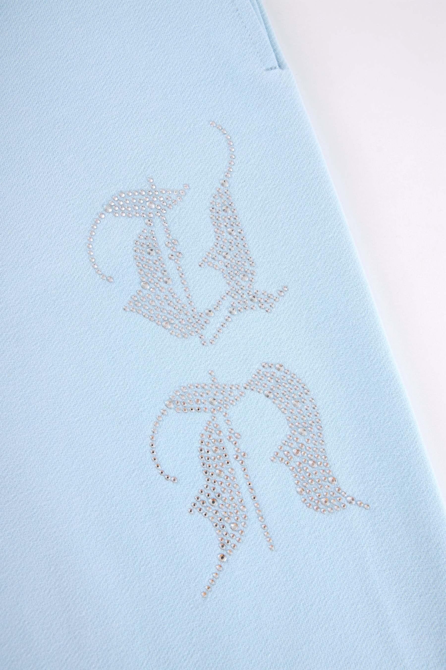 BABY BLUE RHINESTONE JOGGER