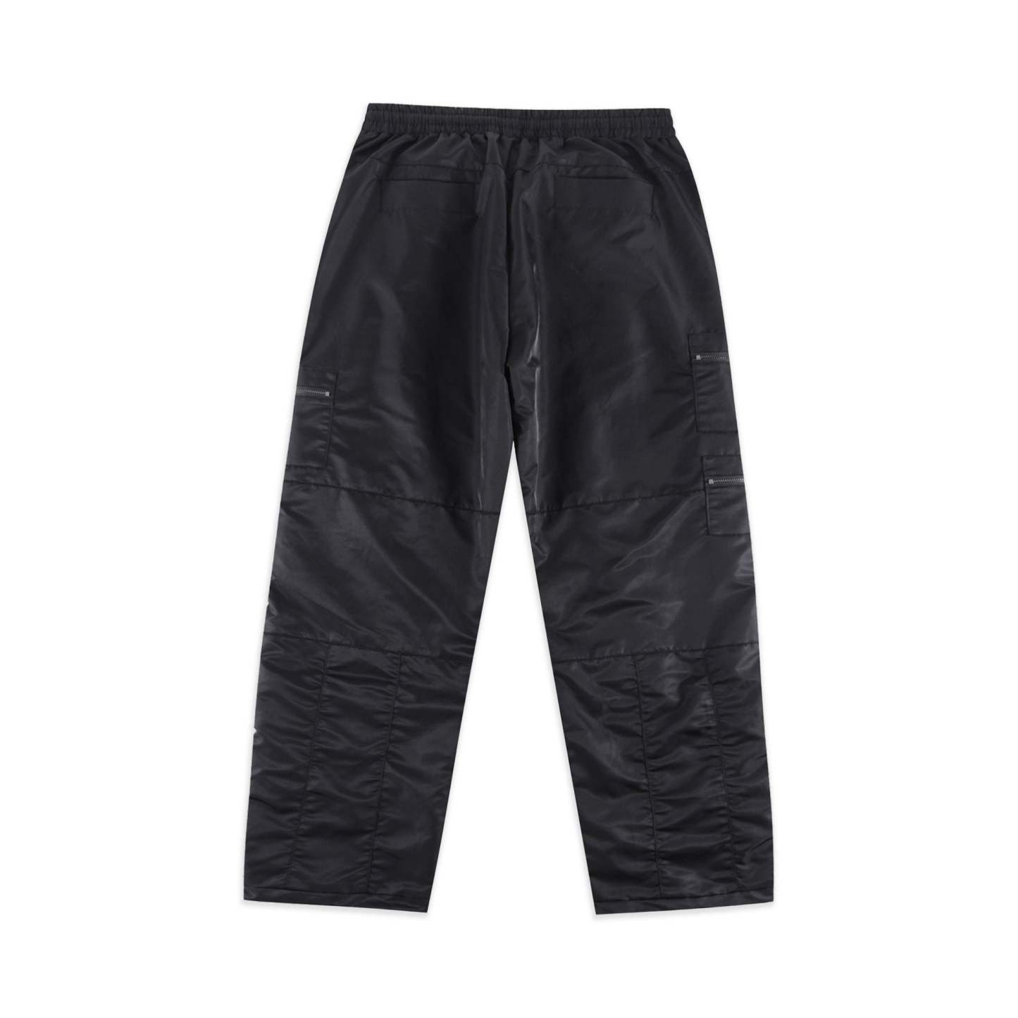 BLACKOUT NYLON TRACK PANTS-Fineriform