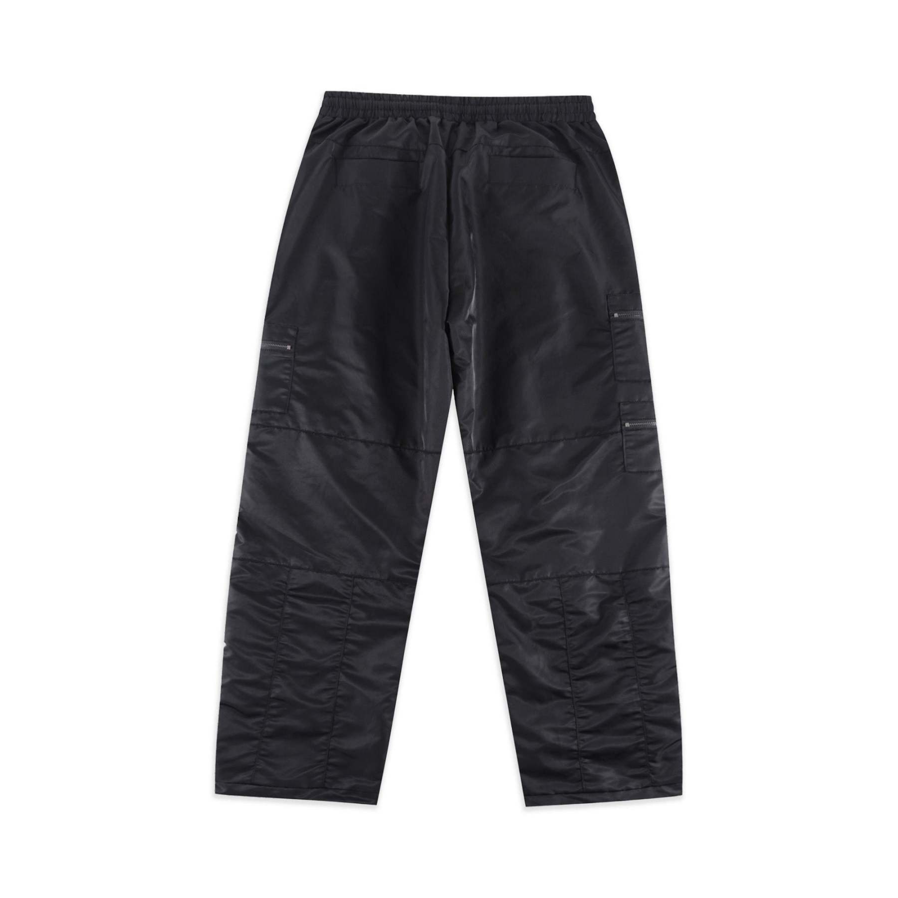 BLACKOUT NYLON TRACK PANTS-Fineriform