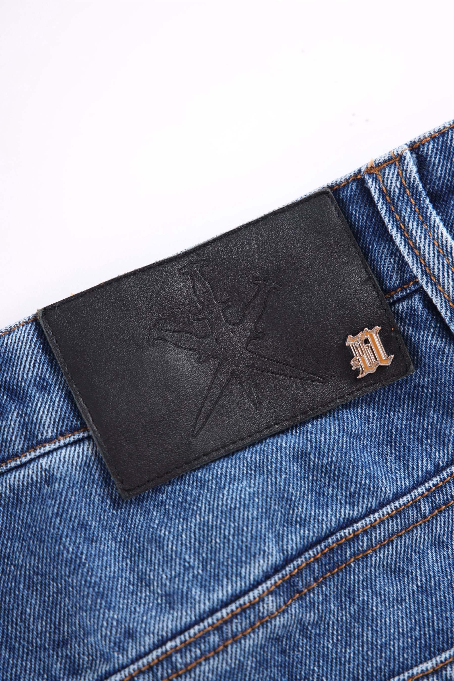 INDIGO BAGGY DENIM-Fineriform