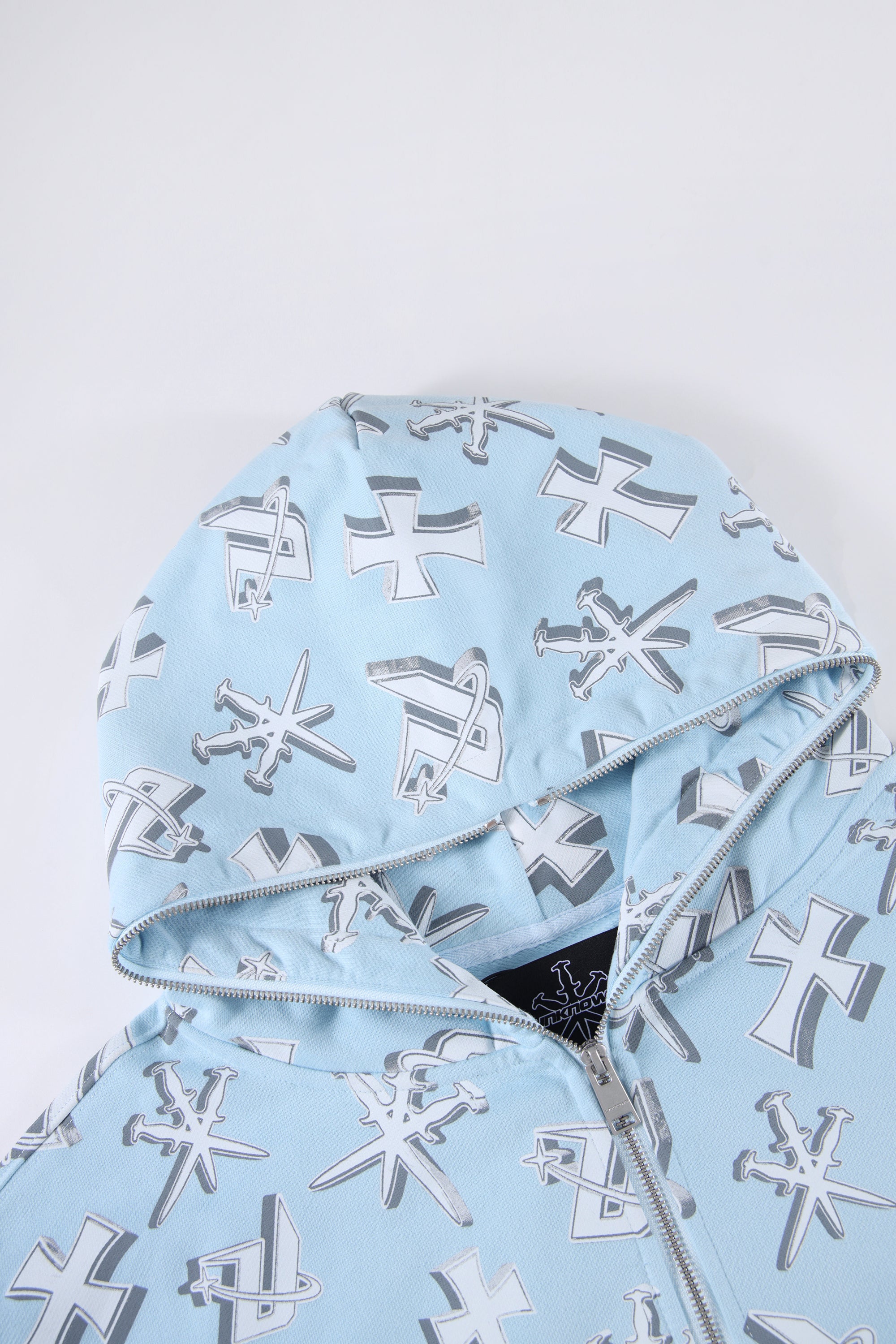 BLUE DAGGERS FULL ZIP HOODIE-Fineriform
