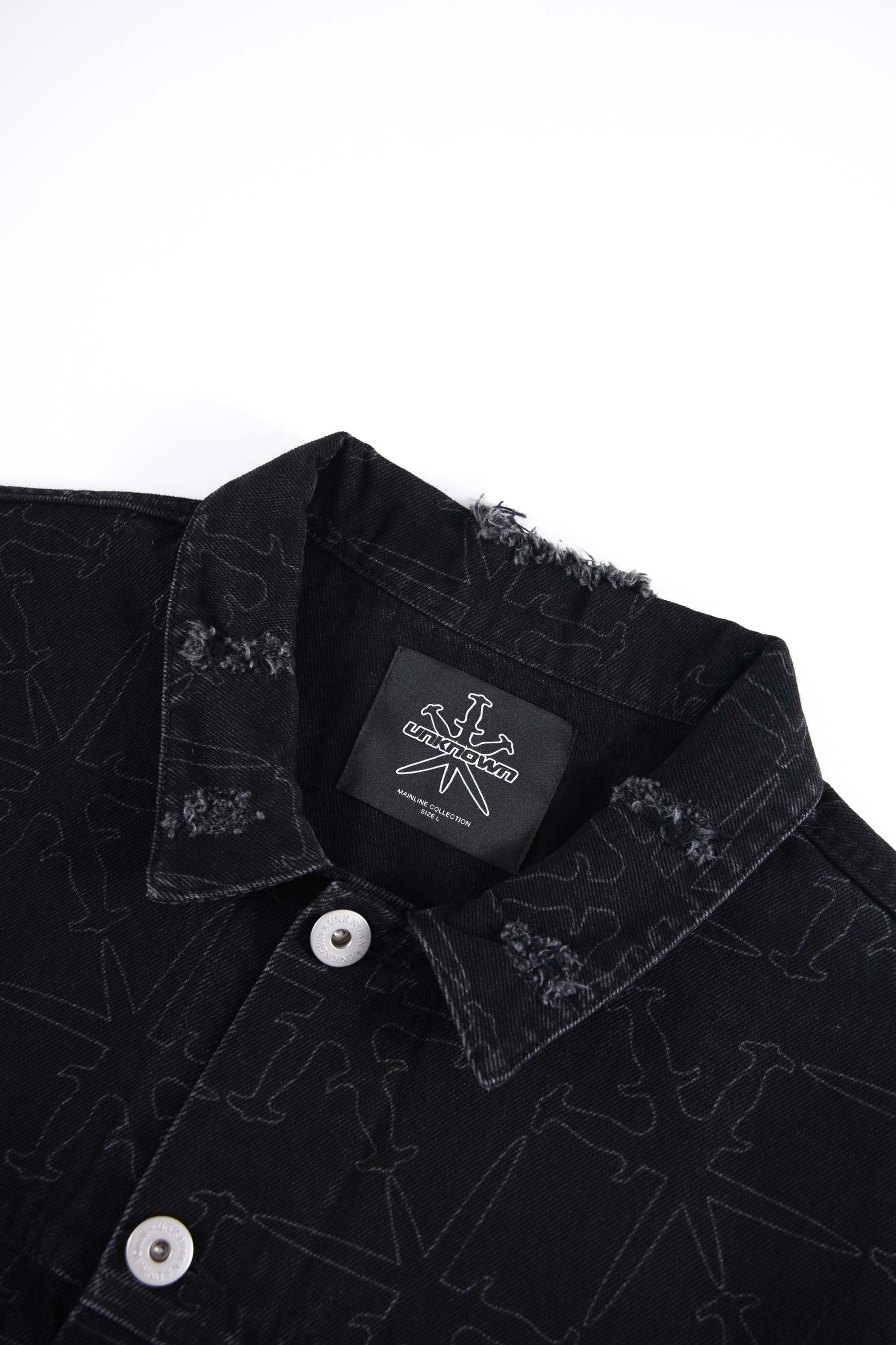 MONOGRAM DENIM JACKET-Fineriform