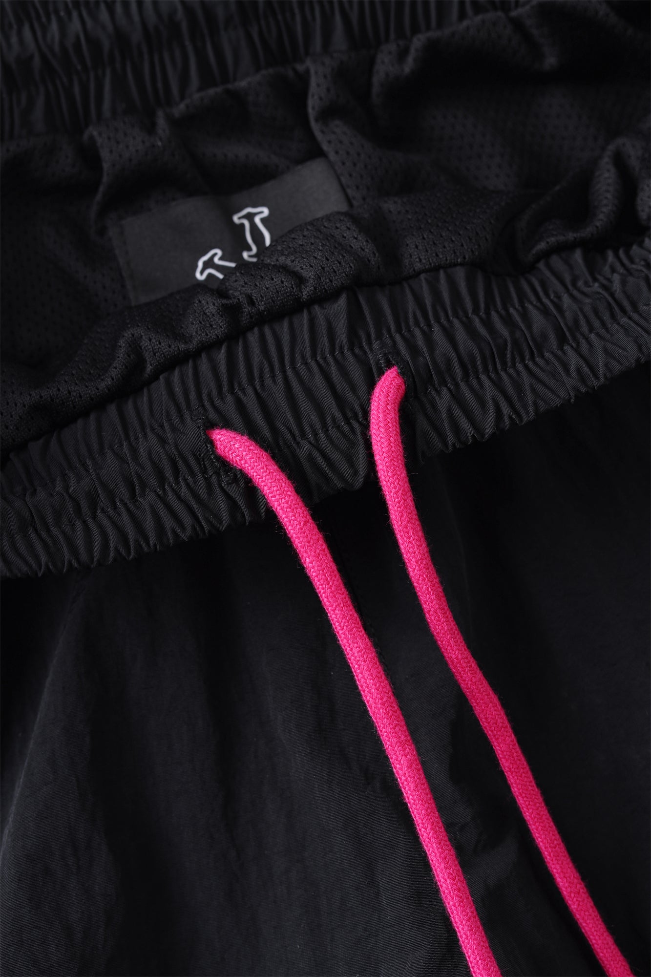 BLACK / PINK TRACK PANTS-Fineriform
