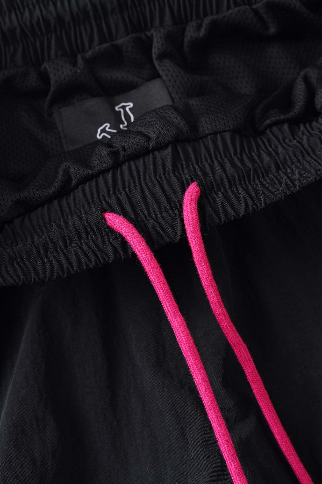 BLACK / PINK TRACK PANTS-Fineriform