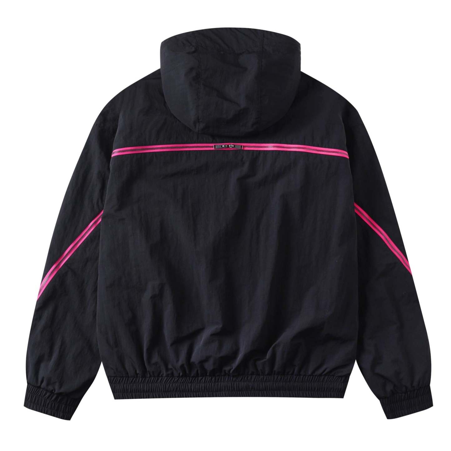 BLACK / PINK TRACK JACKET-Fineriform