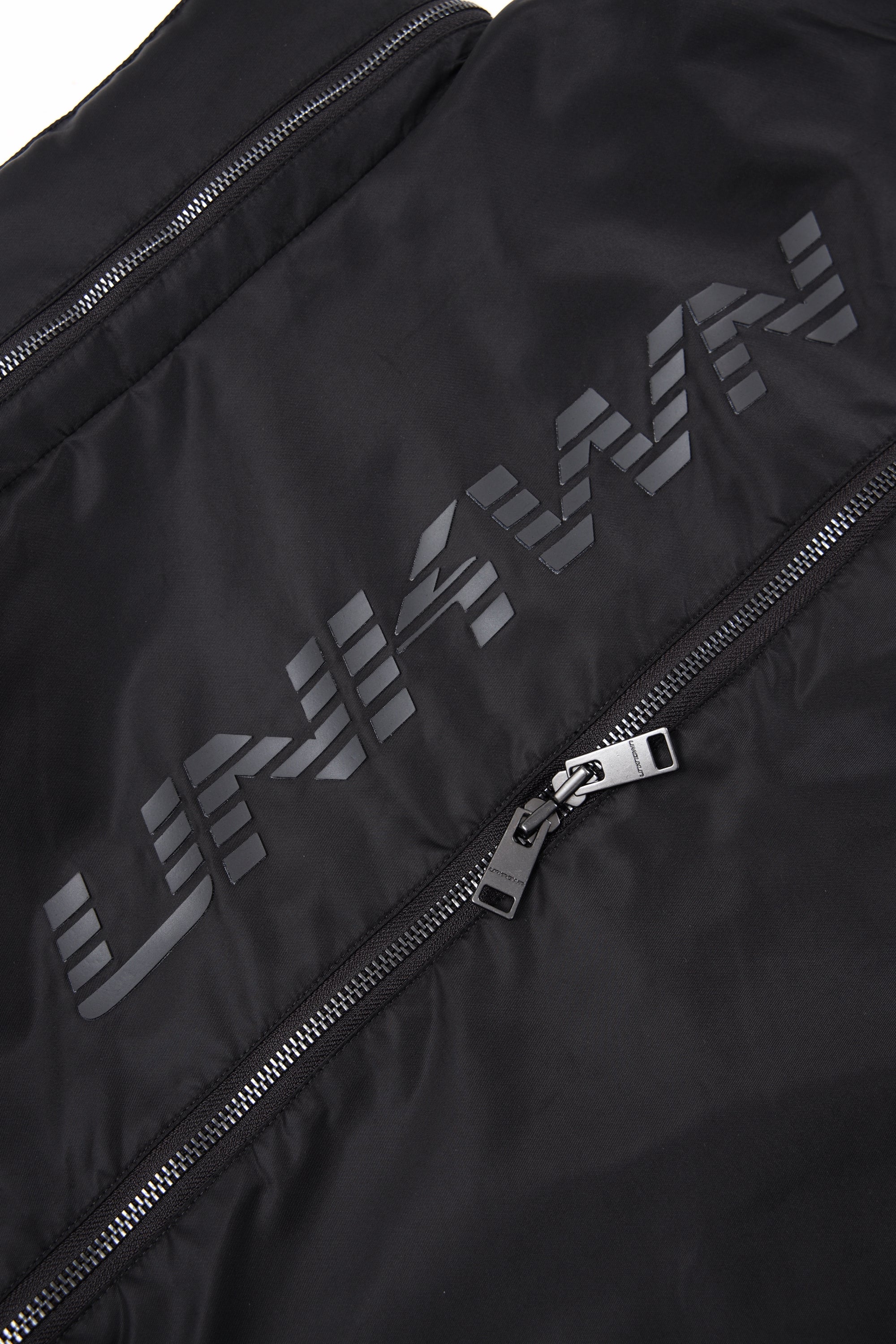 BLACKOUT NYLON TRACK JACKET-Fineriform