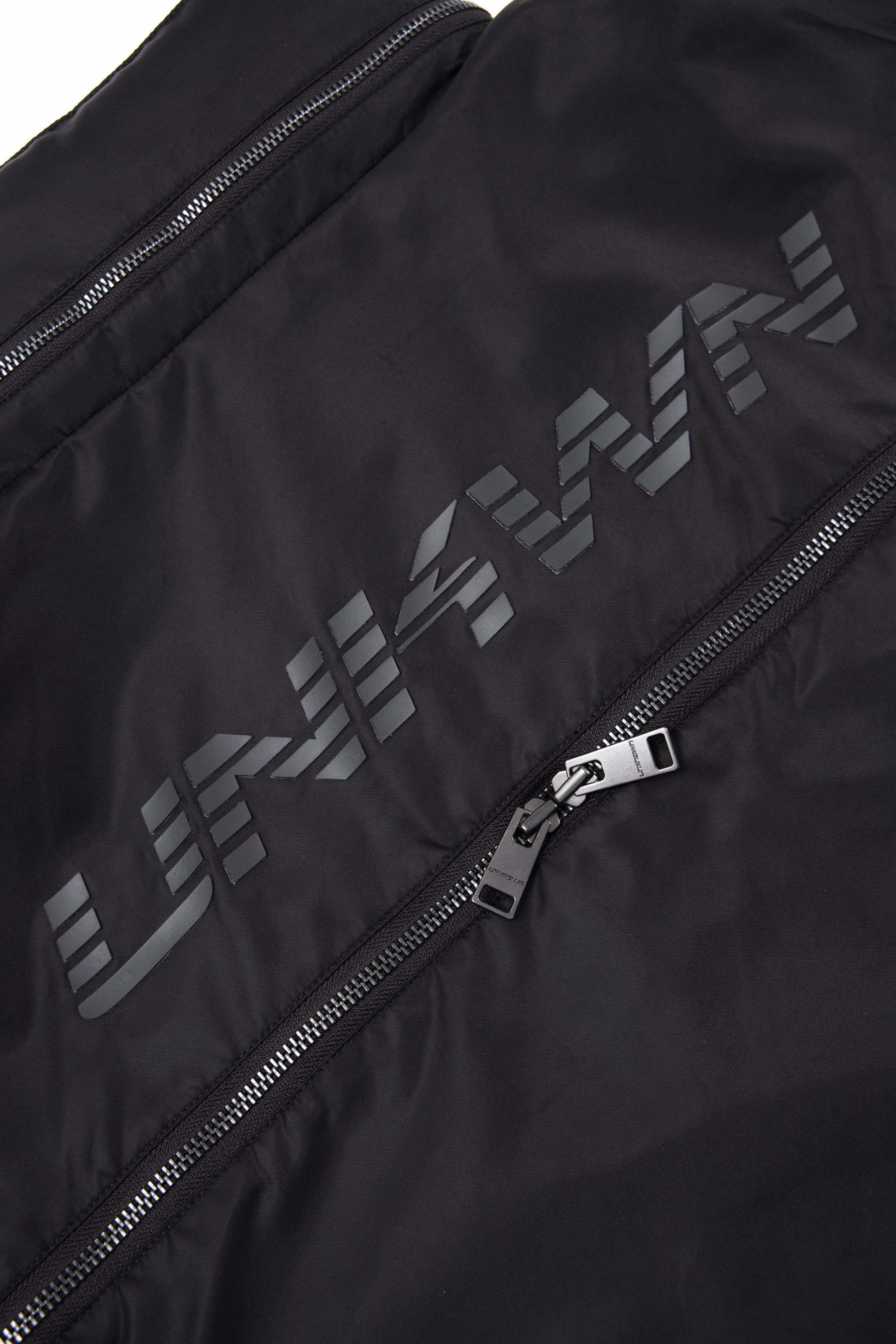 BLACKOUT NYLON TRACK JACKET-Fineriform