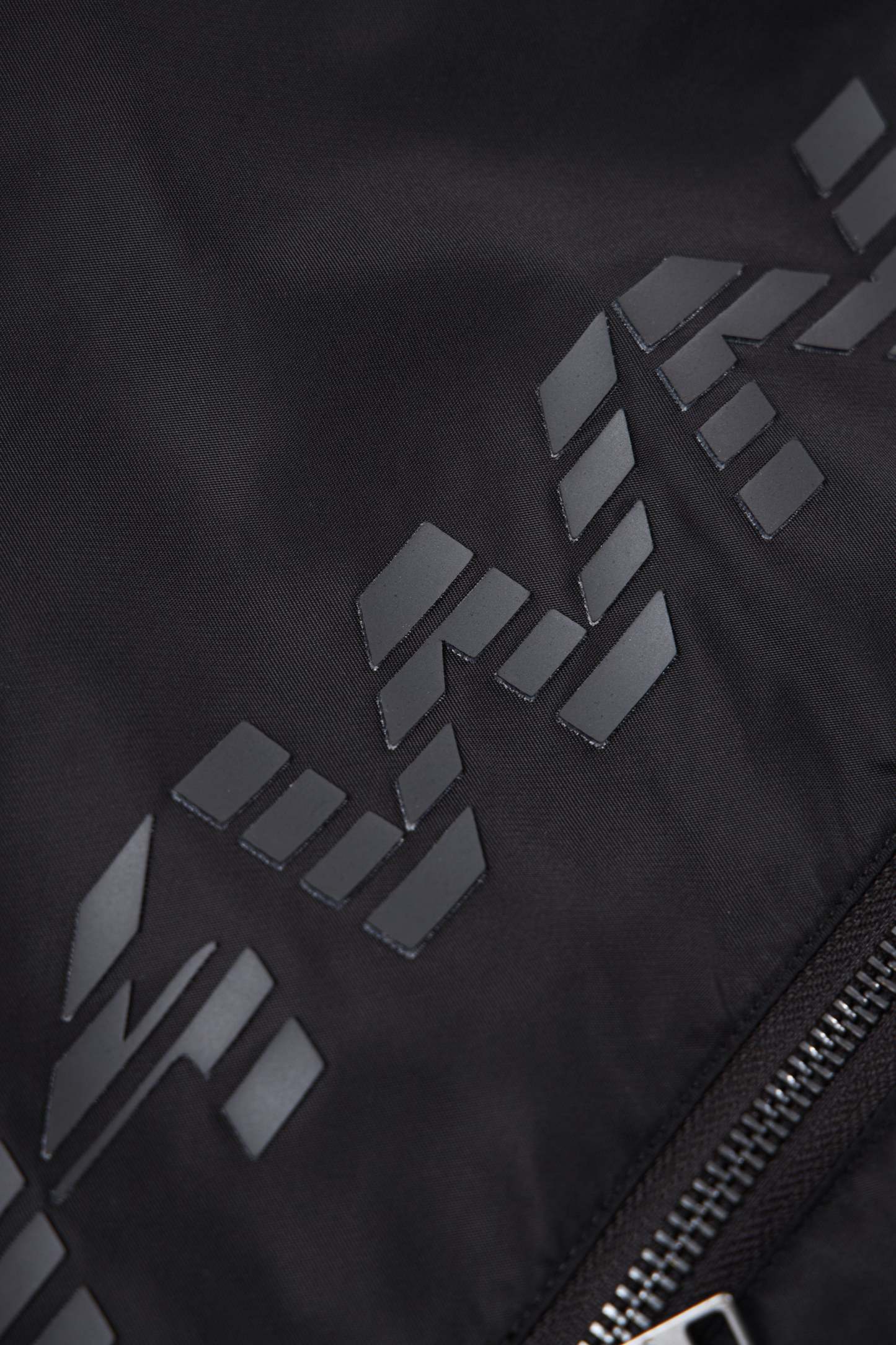 BLACKOUT NYLON TRACK JACKET-Fineriform