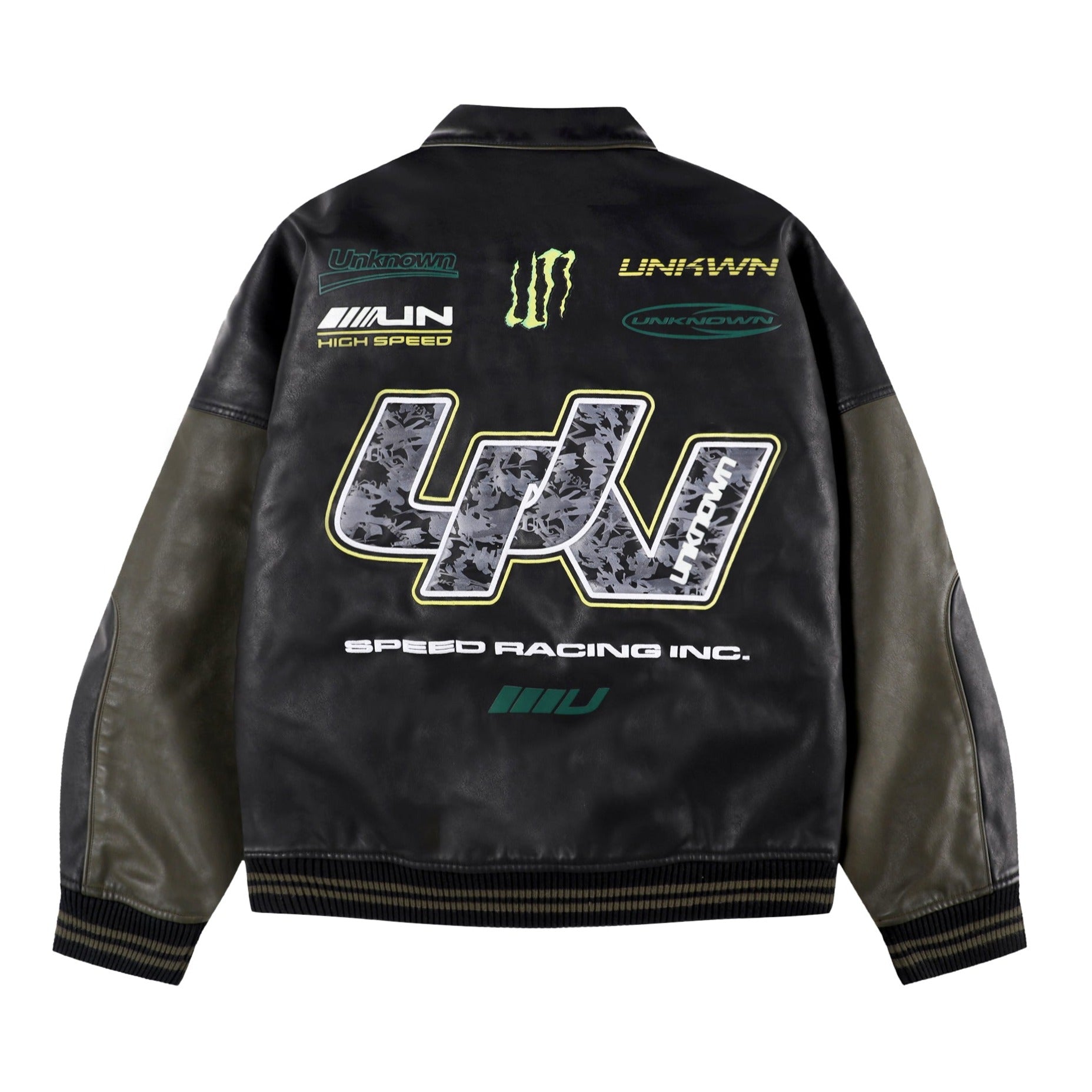 RACING LEATHER JACKET-Fineriform