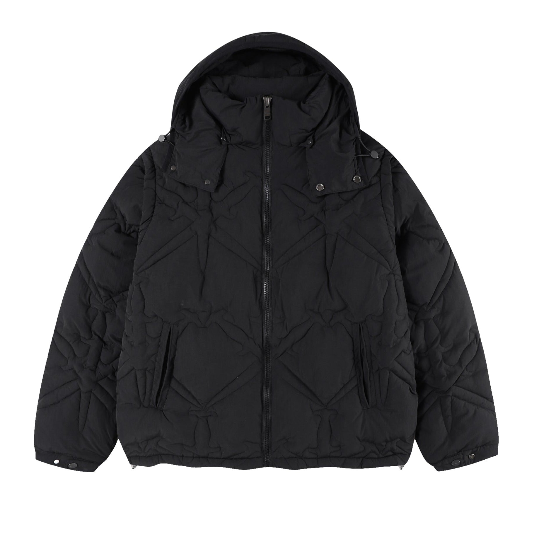 DAGGER STITCH PADDED JACKET-Fineriform