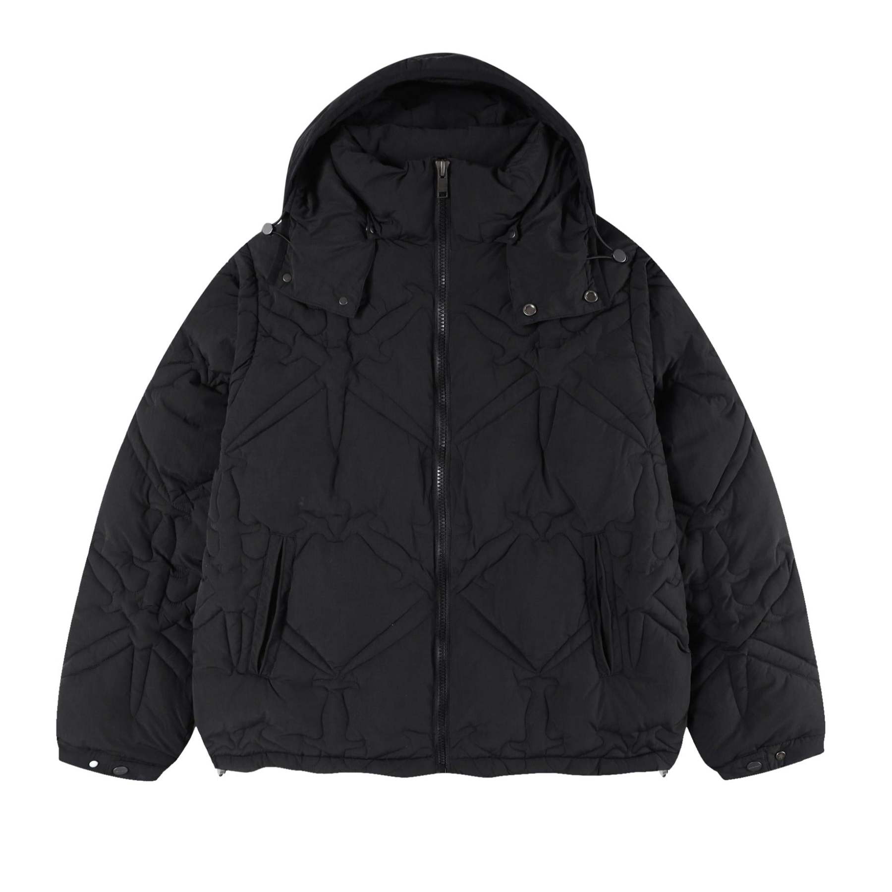 DAGGER STITCH PADDED JACKET-Fineriform