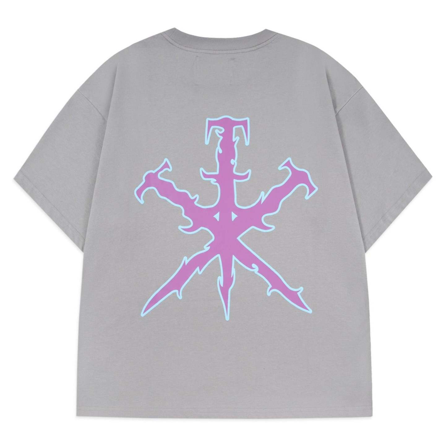 GREY TRIBAL DAGGER TEE-Fineriform