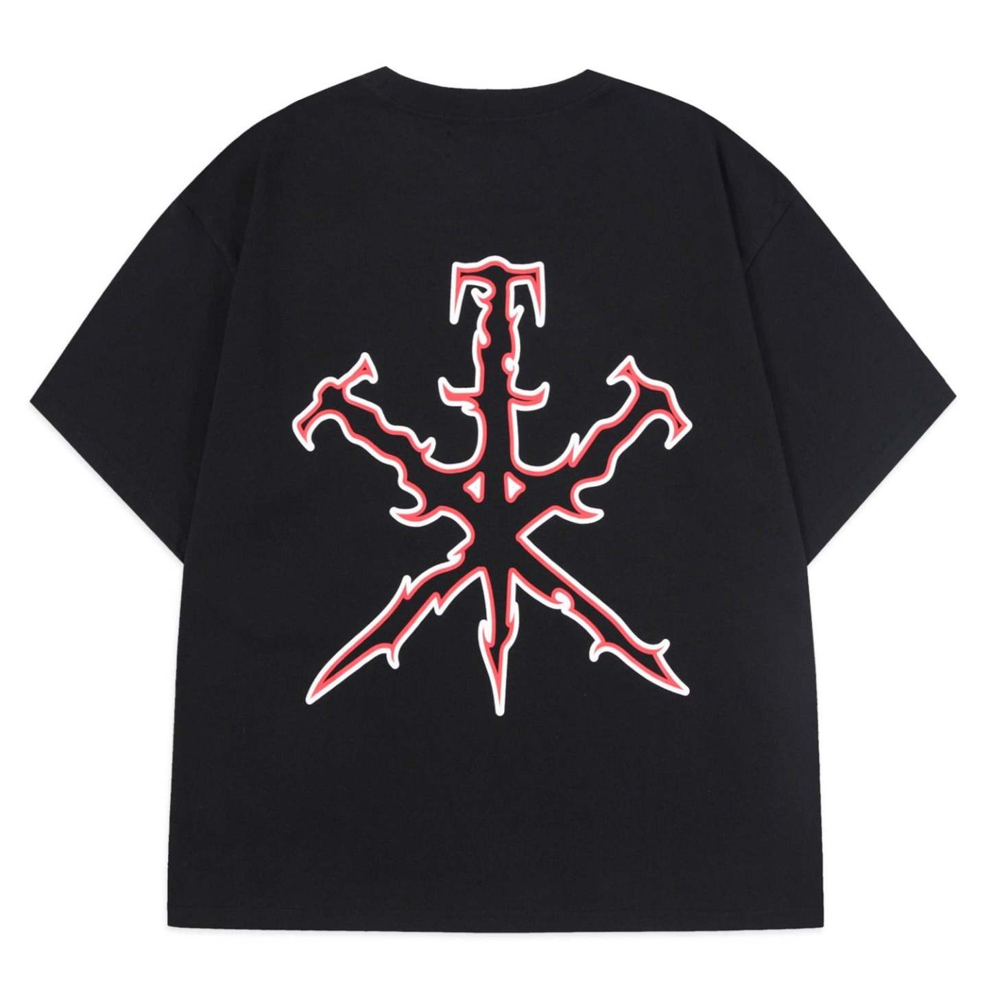 BLACK TRIBAL DAGGER TEE-Fineriform