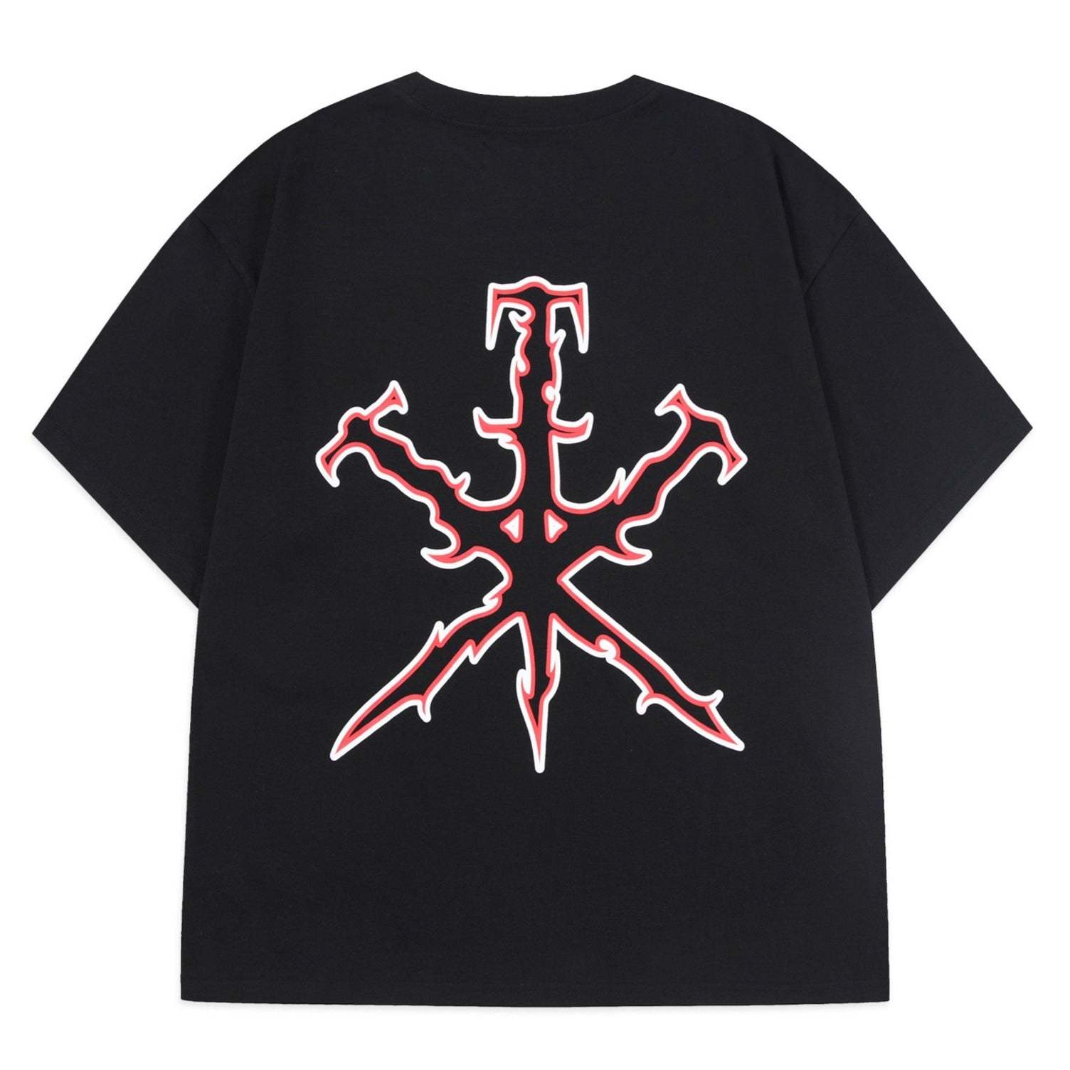 BLACK TRIBAL DAGGER TEE-Fineriform