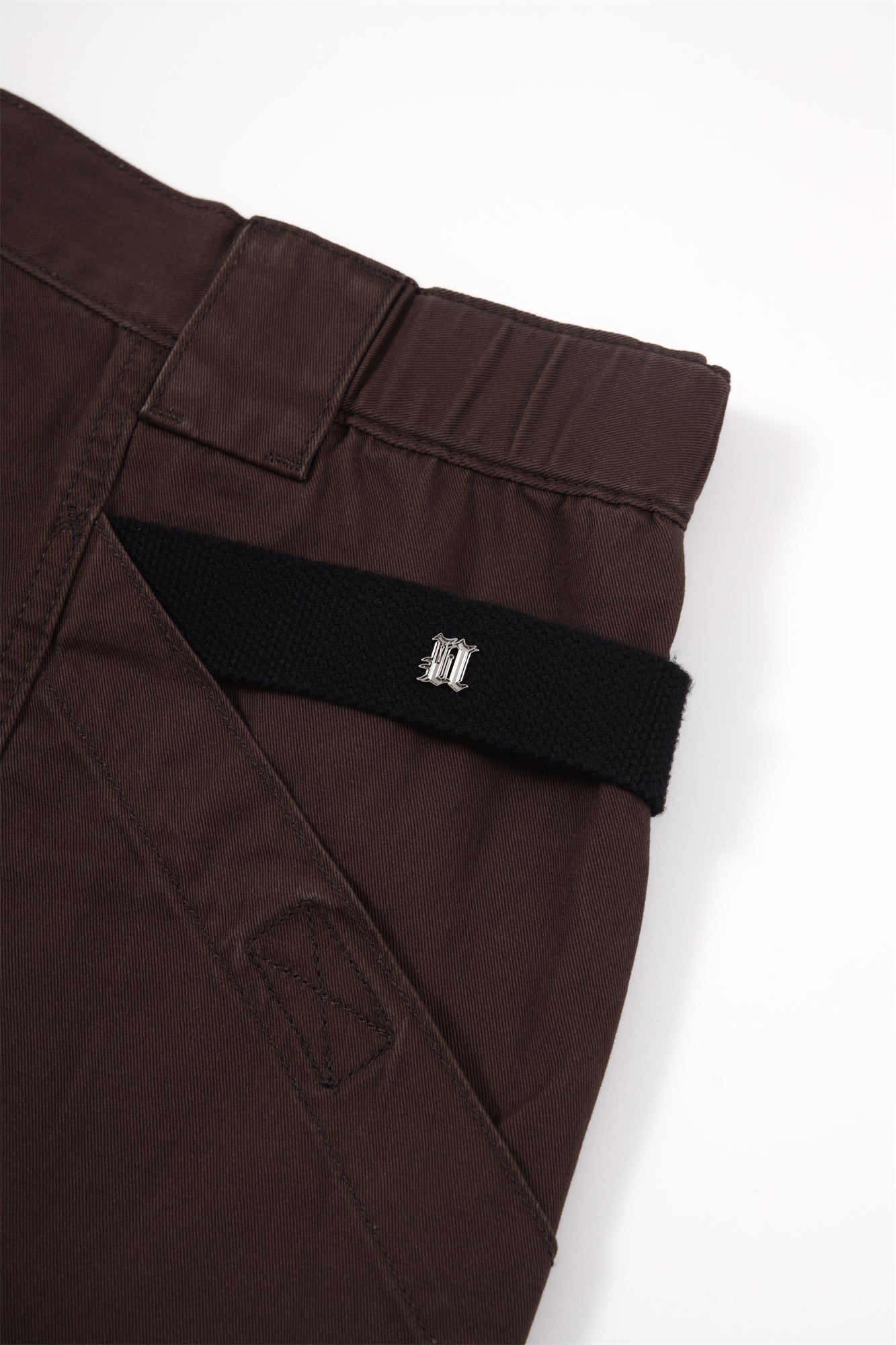 STONEWASHED BROWN CARGOS-Fineriform