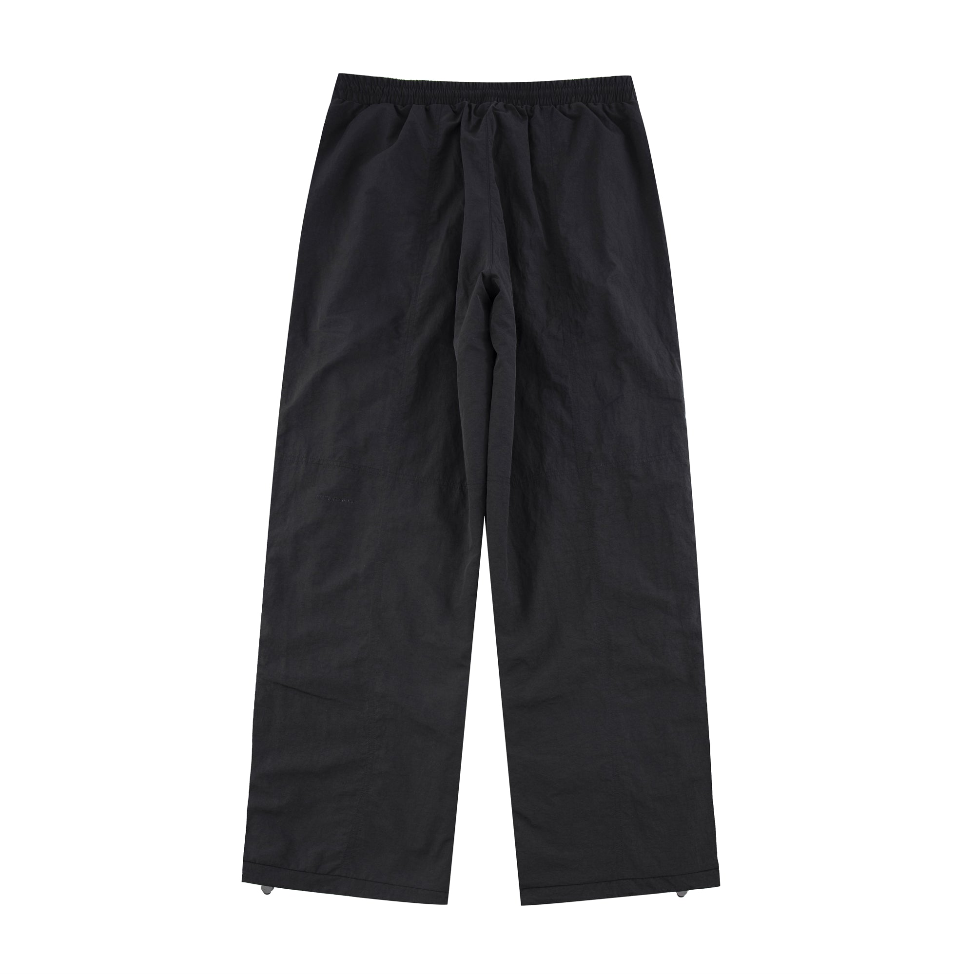BLACK BAGGY ZIP TRACKIES-Fineriform