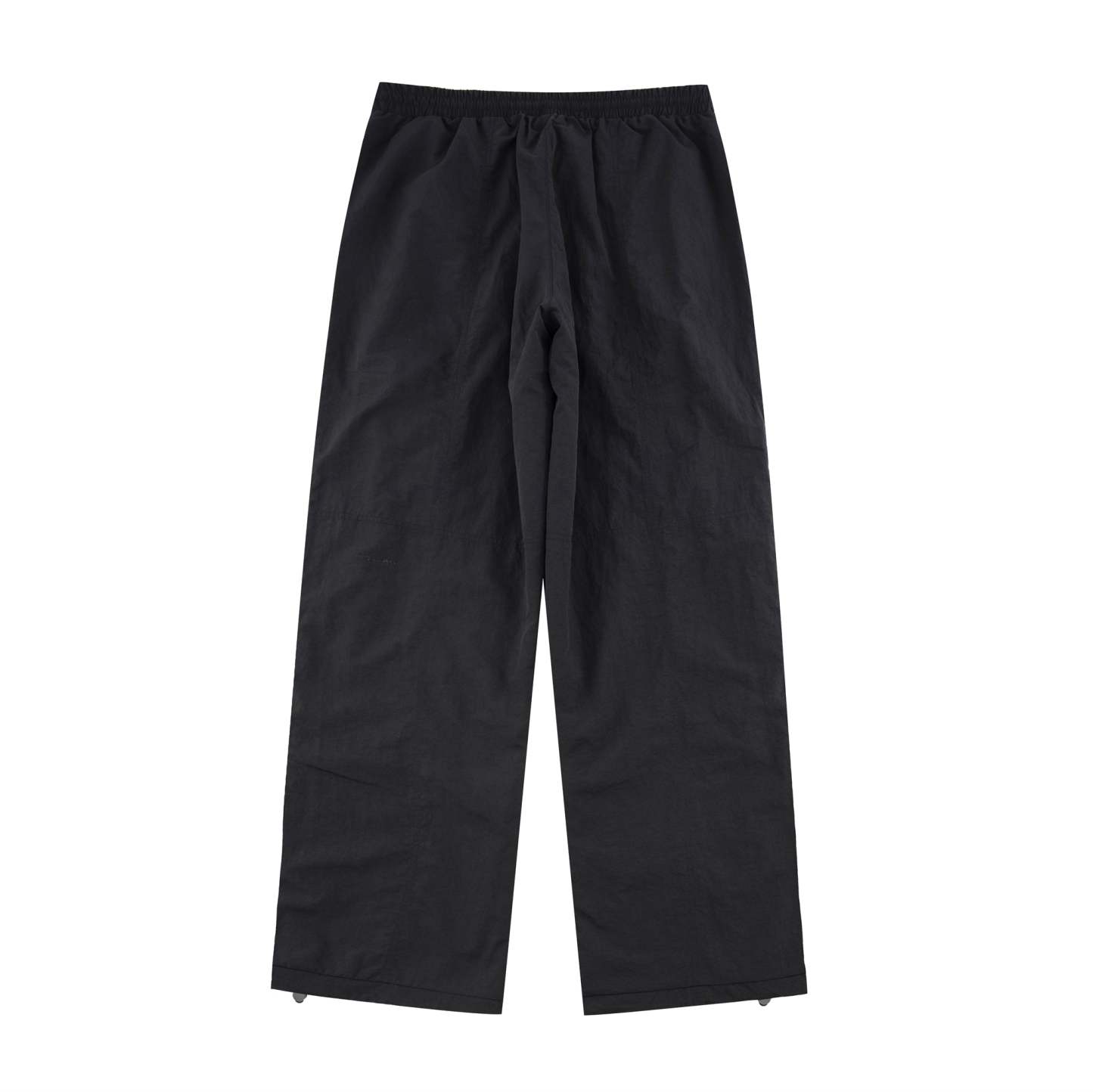 BLACK BAGGY ZIP TRACKIES-Fineriform