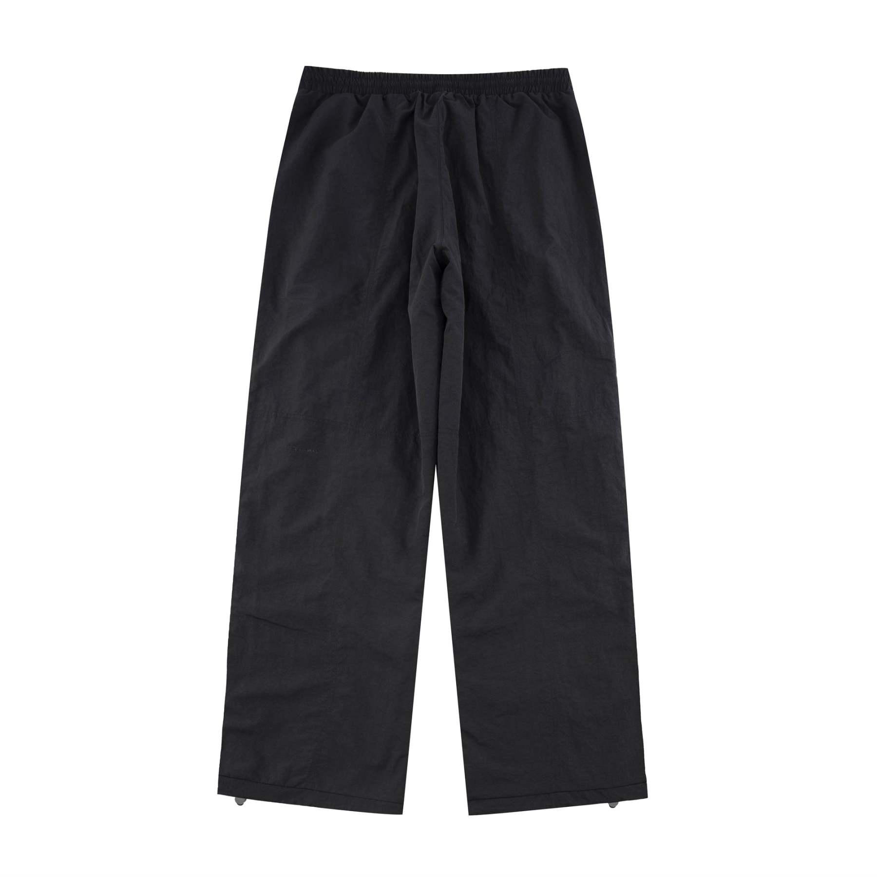 BLACK BAGGY ZIP TRACKIES-Fineriform