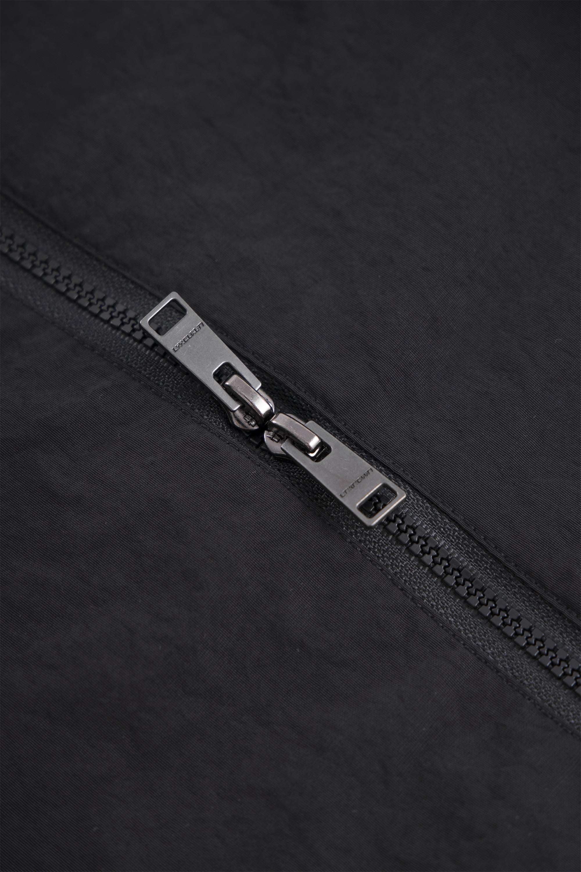 BLACK ZIP TRACK JACKET-Fineriform