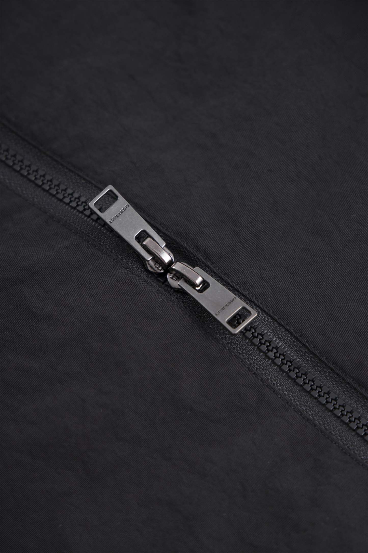 BLACK ZIP TRACK JACKET-Fineriform