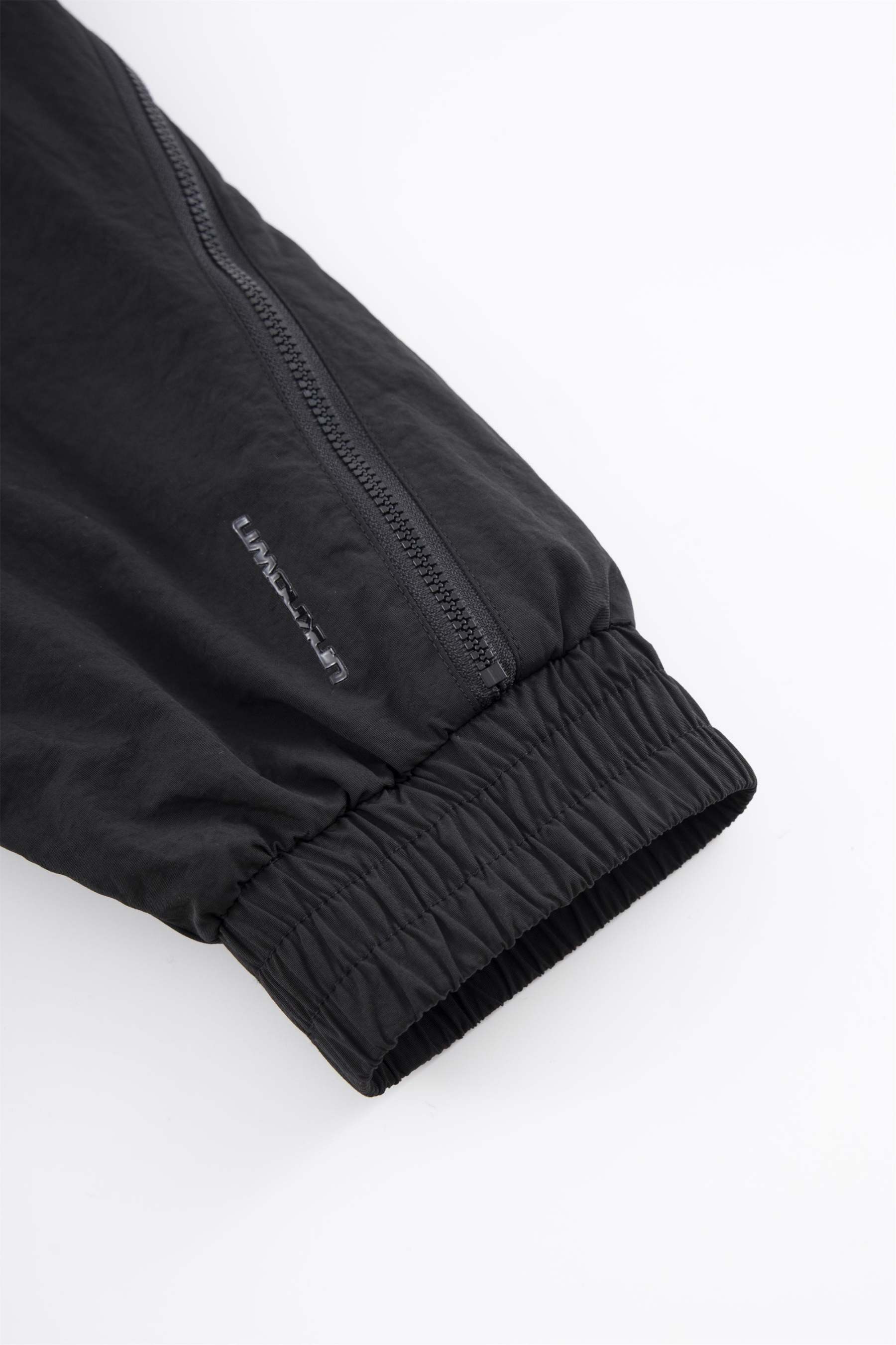 BLACK ZIP TRACK JACKET-Fineriform