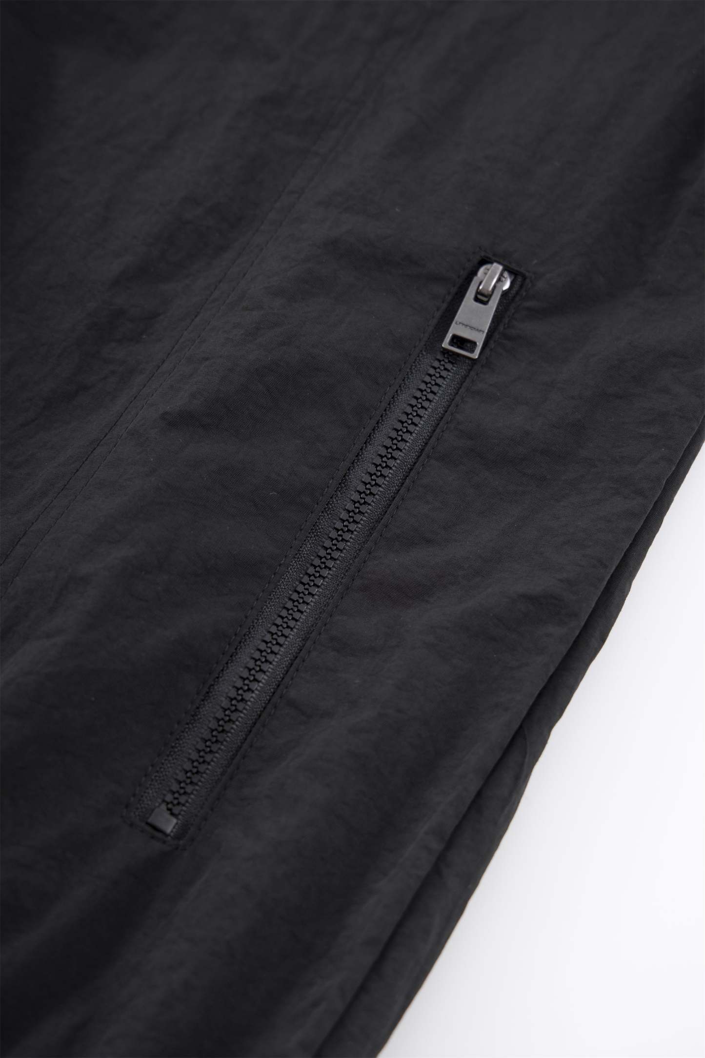 BLACK ZIP TRACK JACKET-Fineriform