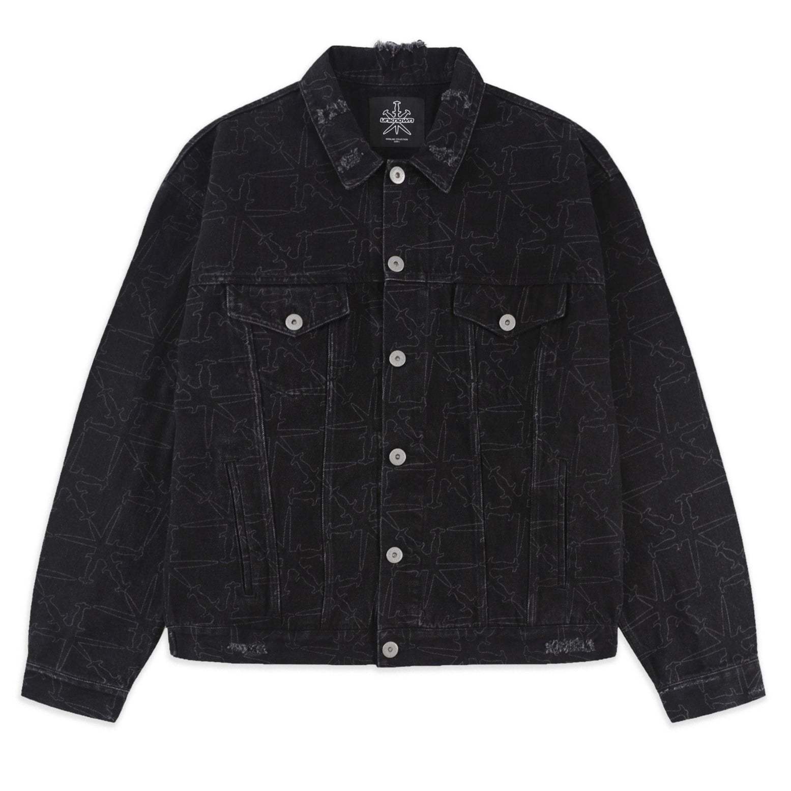 MONOGRAM DENIM JACKET-Fineriform