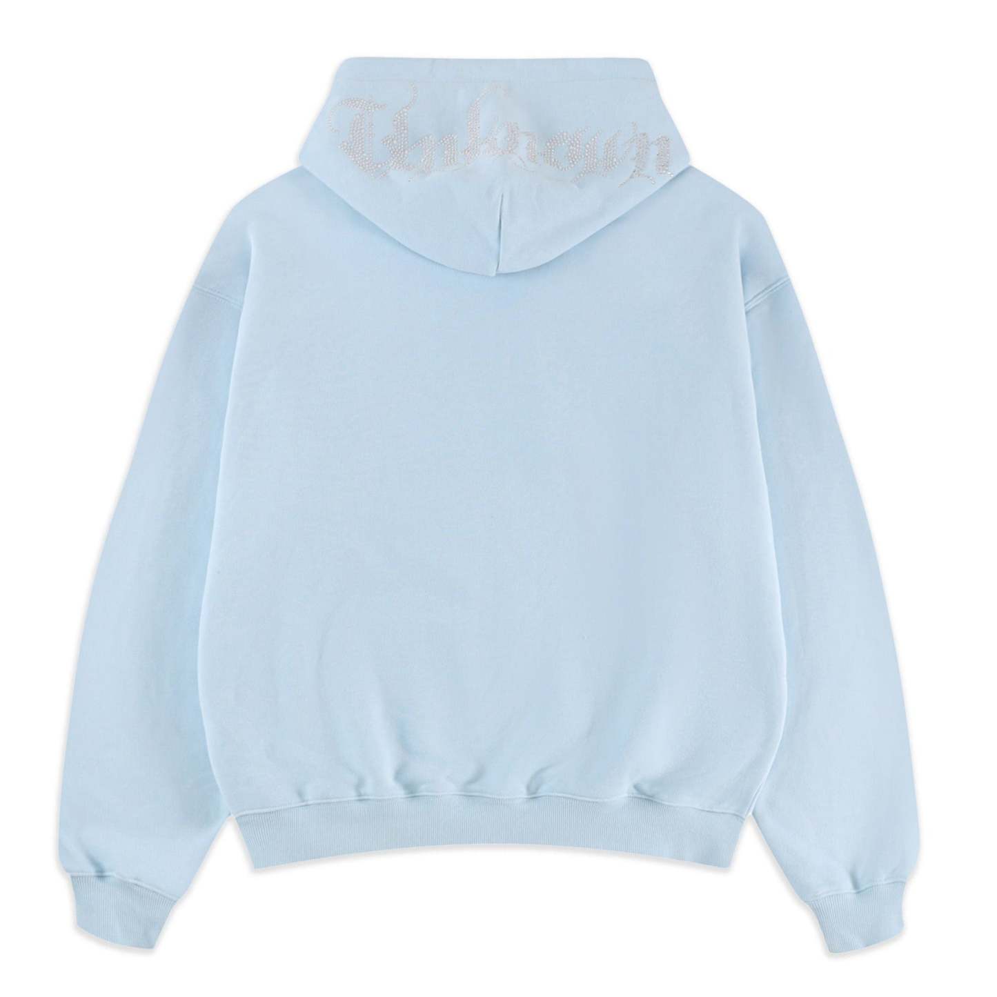 BABY BLUE RHINESTONE ZIP-Fineriform