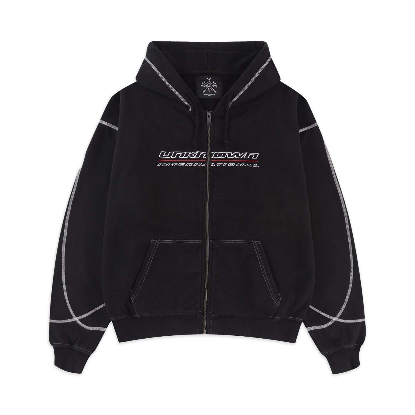 VINTAGE UNKNOWN INTERNATIONAL HOODIE-Fineriform