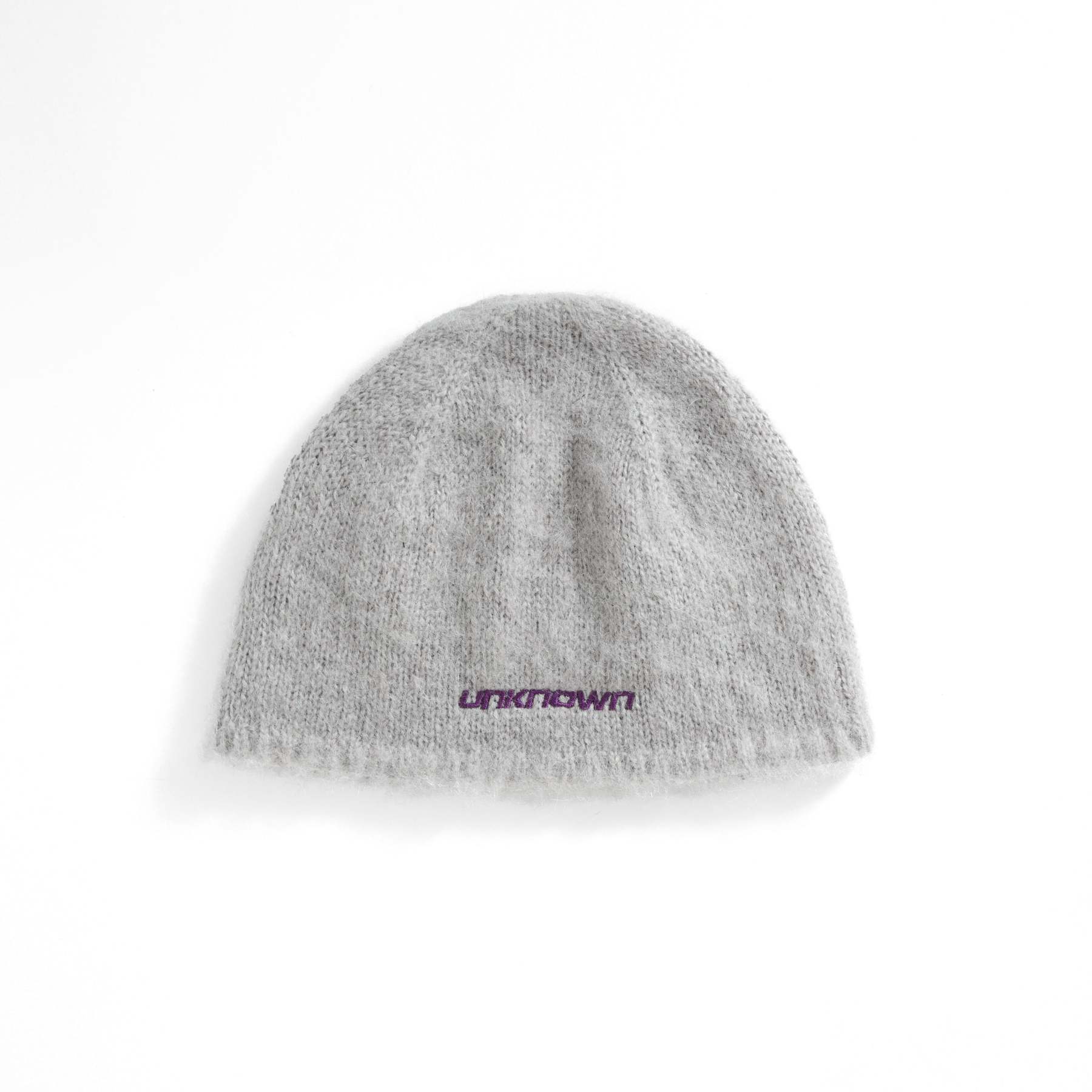 GREY MOHAIR BEANIE-Fineriform
