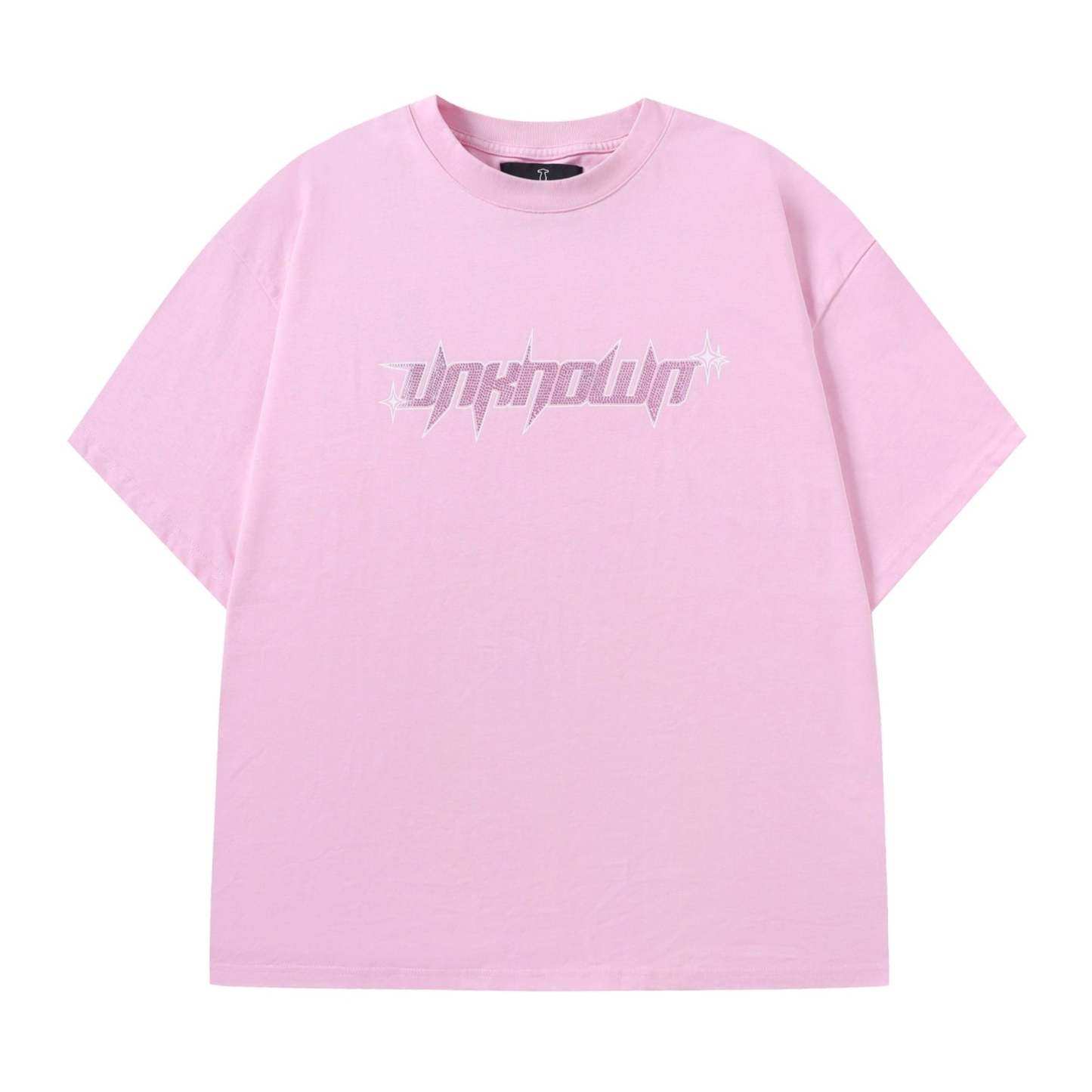 PINK RHINESTONE TEE-Fineriform
