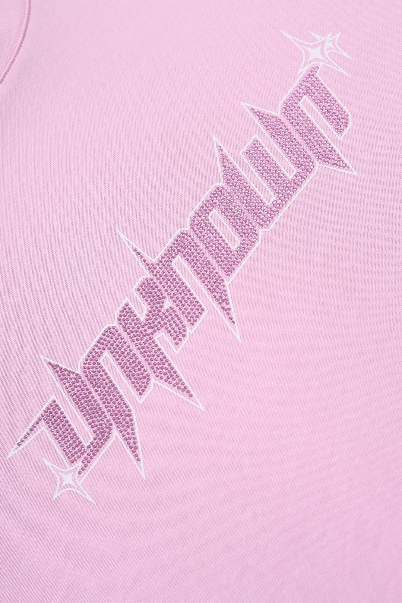 PINK RHINESTONE TEE-Fineriform