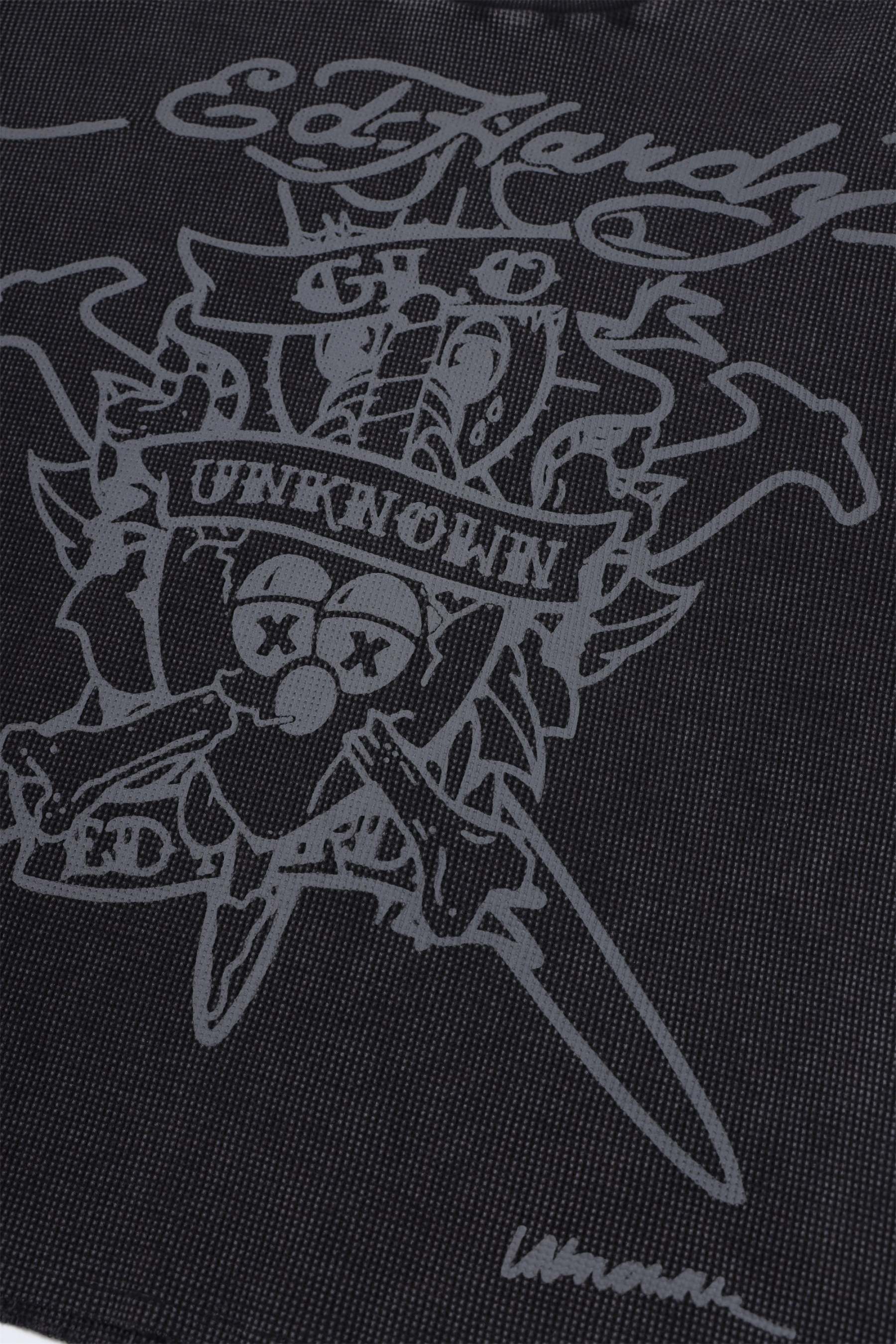 **Pre-Order** WASHED BLACK WAFFLE LONGSLEEVE-Fineriform