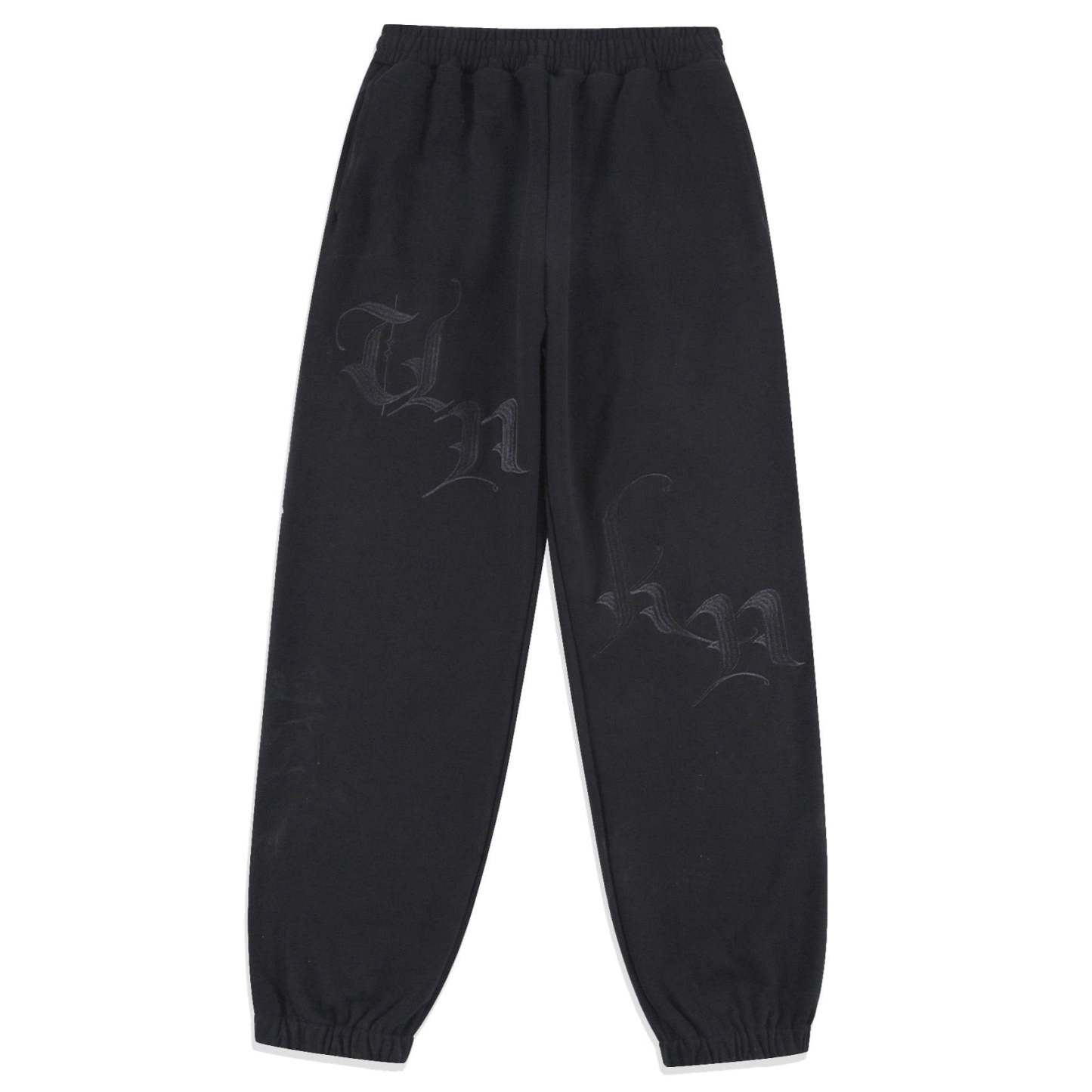 BLACKOUT WRAP EMBROIDERY JOGGERS