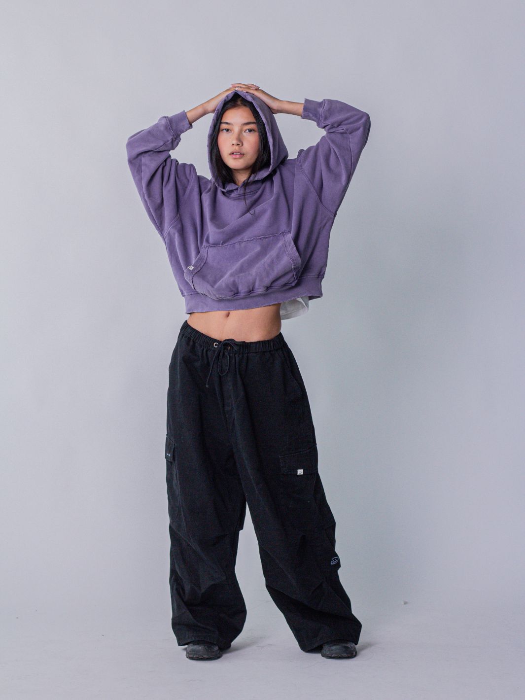 IN PROGRESS REVERSIBLE HOODIE - AMETHYST-Fineriform