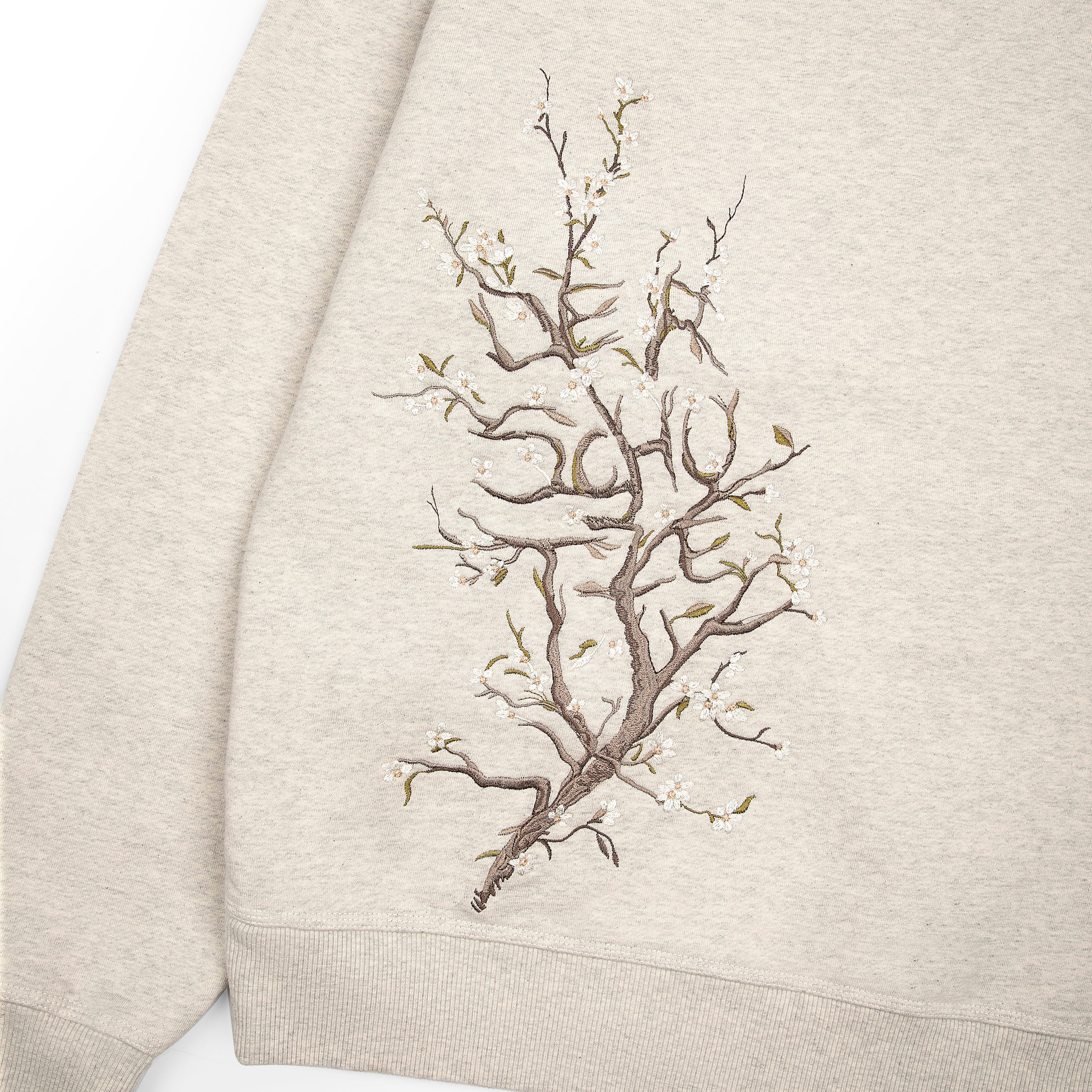 "blossom" Hoodie grey melange-Fineriform