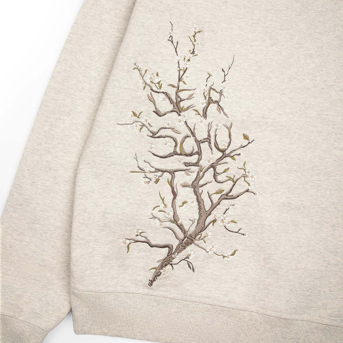"blossom" Hoodie grey melange-Fineriform