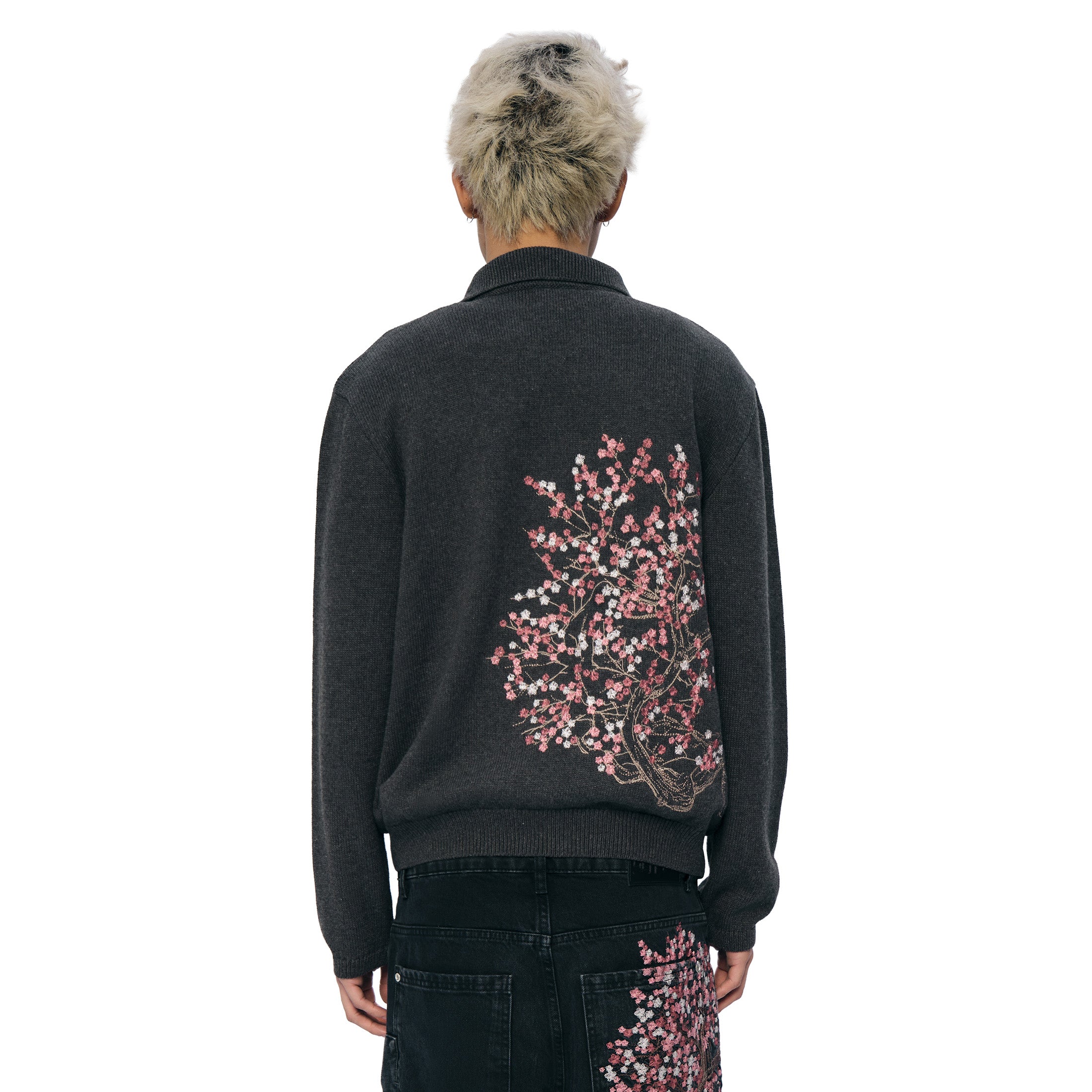 "blossom v2" polo zip Knit-Fineriform