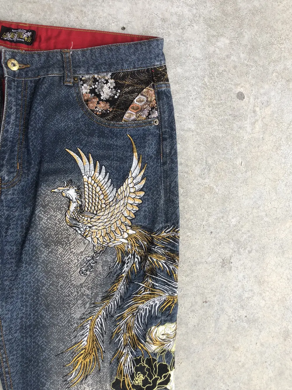 PHOENIX EMBROIDERY DENIM-Fineriform
