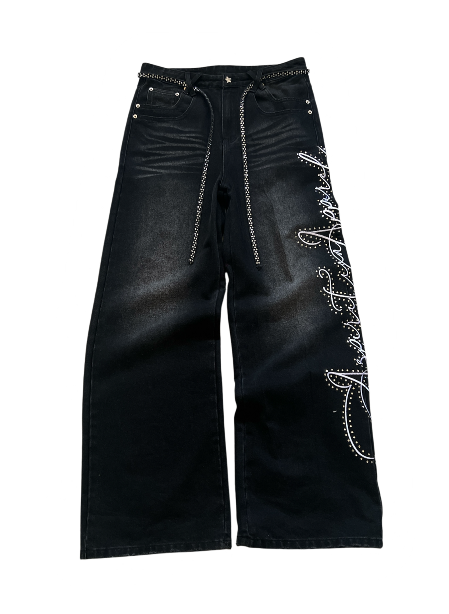 DOUBLE DENIM JEANS-Fineriform