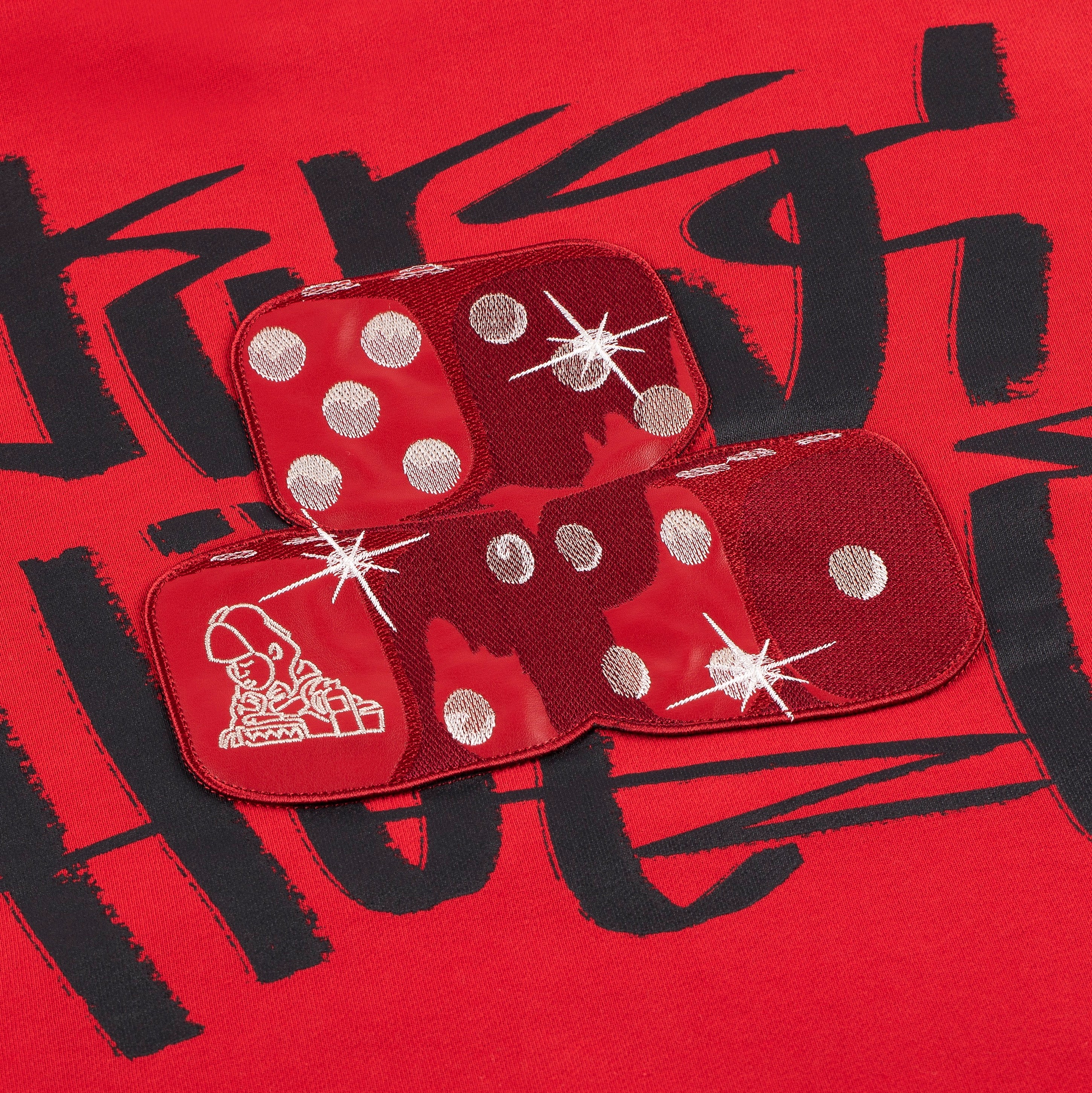 "dice" Hoodie red-Fineriform
