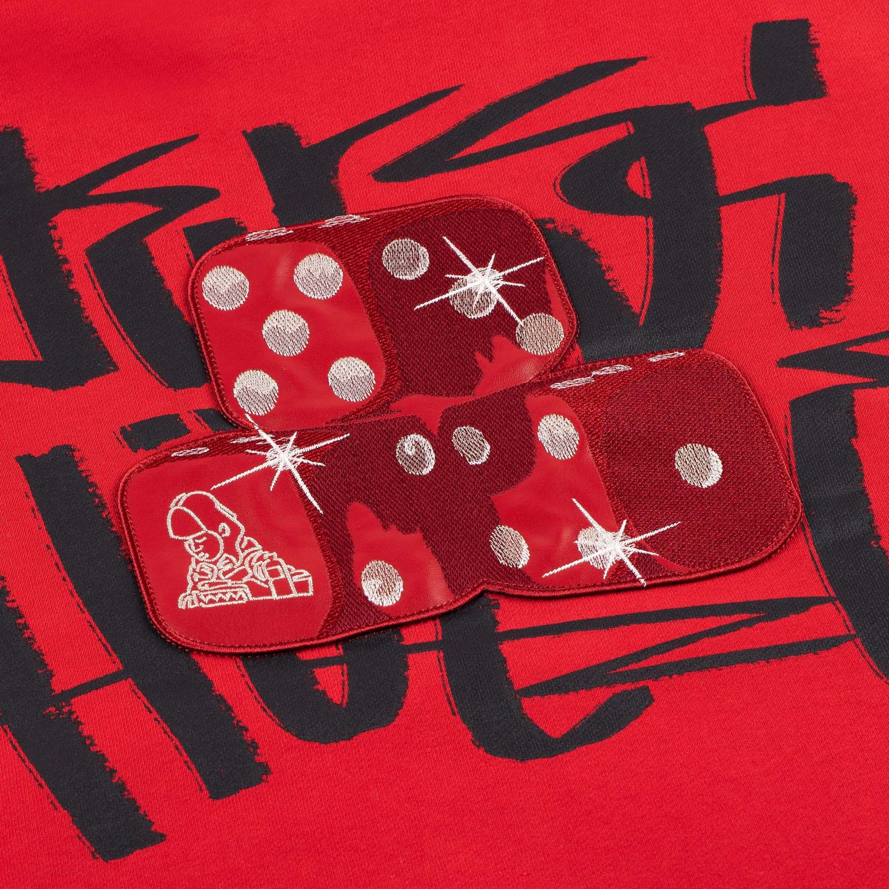 "dice" Hoodie red-Fineriform