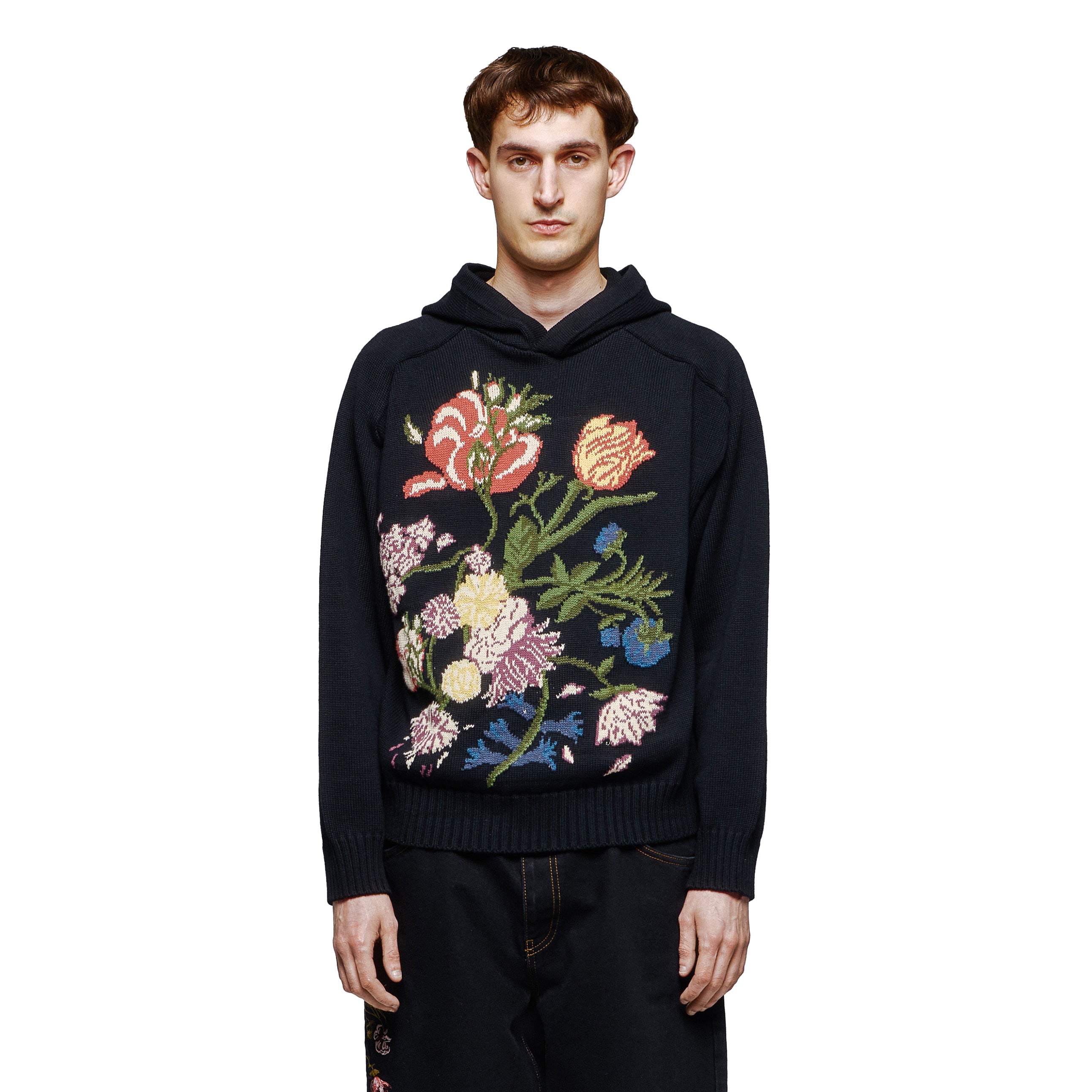 "garden of eden" Knit black-Fineriform